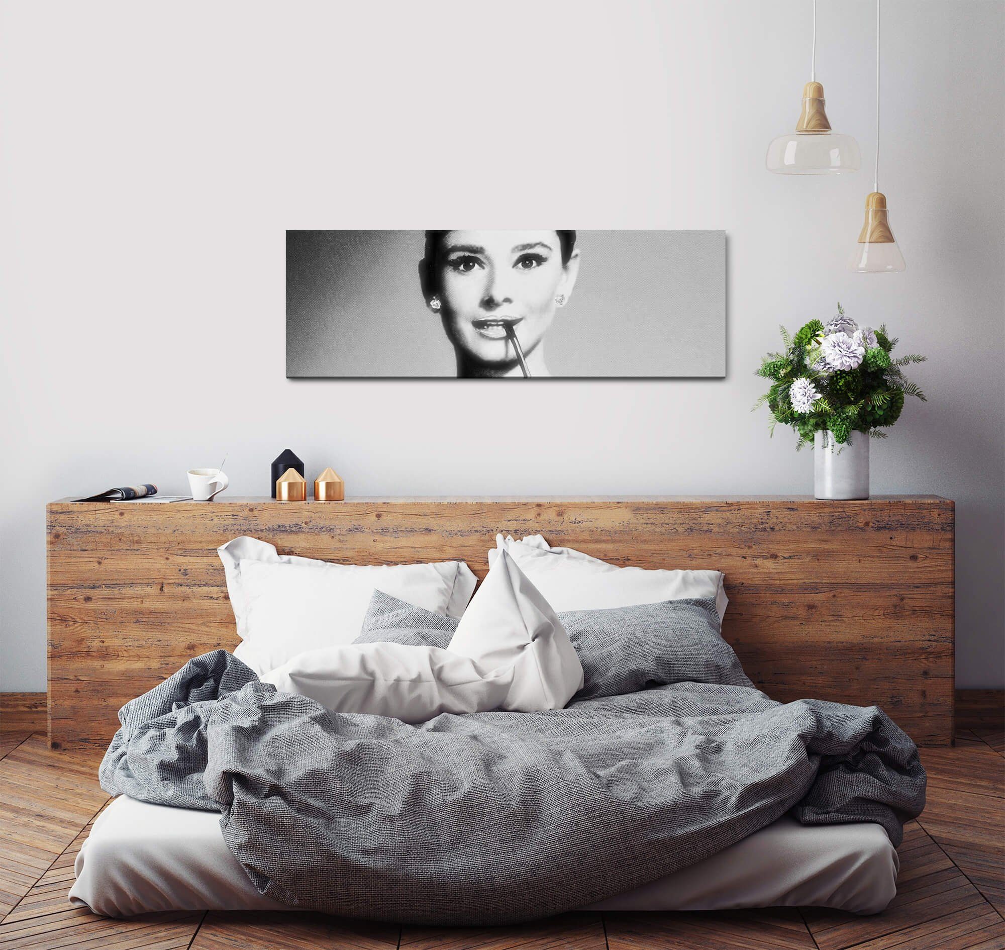möbel-direkt.de Leinwandbild Bilder XXL Audrey Hepburn Wandbild auf Leinwand – Bild 3 von 4