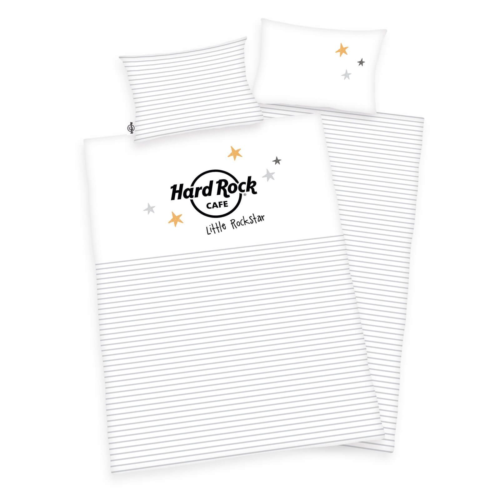 Babybettwäsche Hard Rock Café - Bettwäsche-Set Baby Kleinkind Herding, BIO 100x135, Baby Best, Baumwolle, 100% Baumwolle