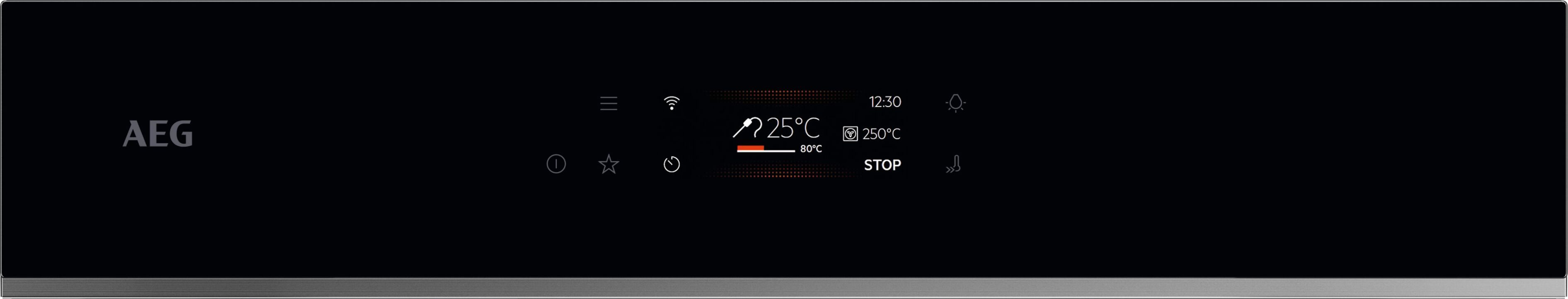AEG Pyrolyse Backofen 7000 TE7PB62WAB, Pyrolyse-Selbstreinigung, Müheloses Kochen: Full‑Touchdisplay mit Kochassistent, Made in Germany – Bild 2 von 5