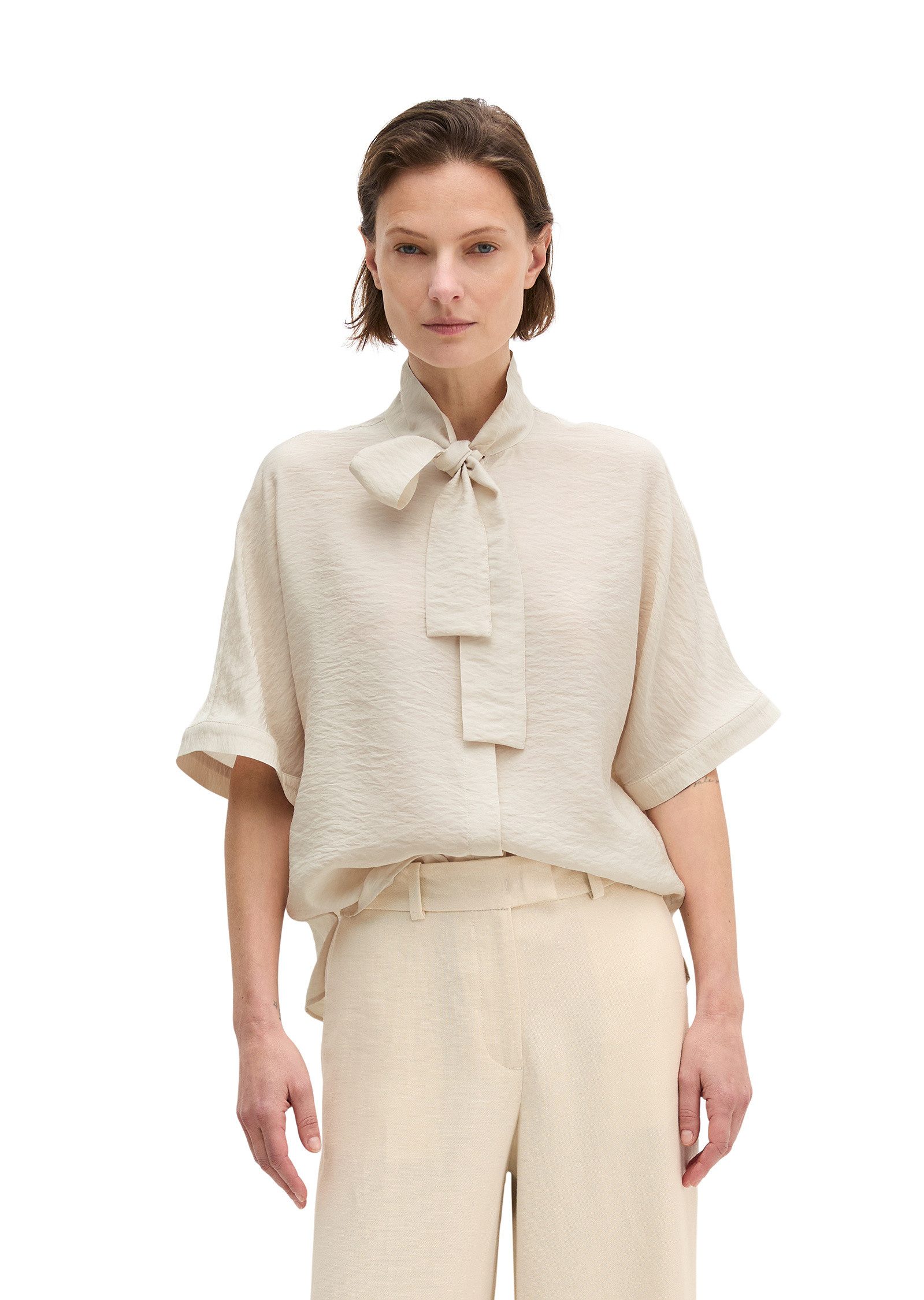 Marc O'Polo Kurzarmbluse aus Viskose-Mix