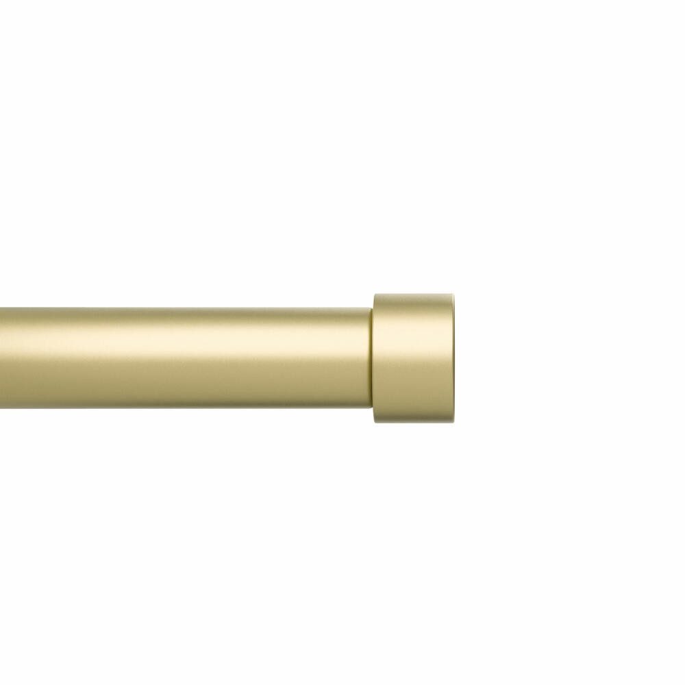 Umbra Gardinenstange Cappa Gold 305 - 457 cm, ausziehbar, Stahl, Kunststoff