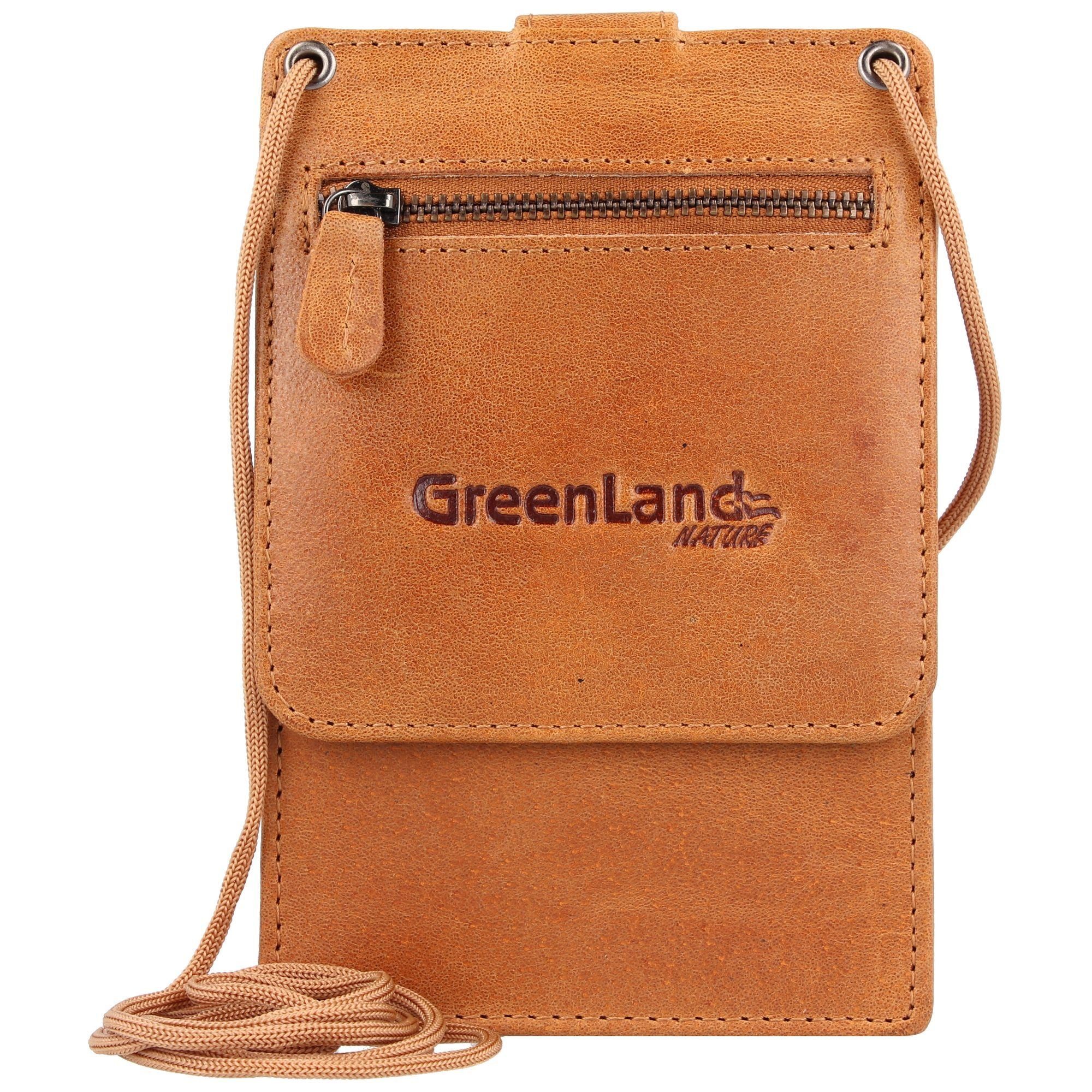 GreenLand Nature Kartenetui, mit RFID Technologie, Ausstattungen:  Reißverschlussfach, Tasche(n) außen