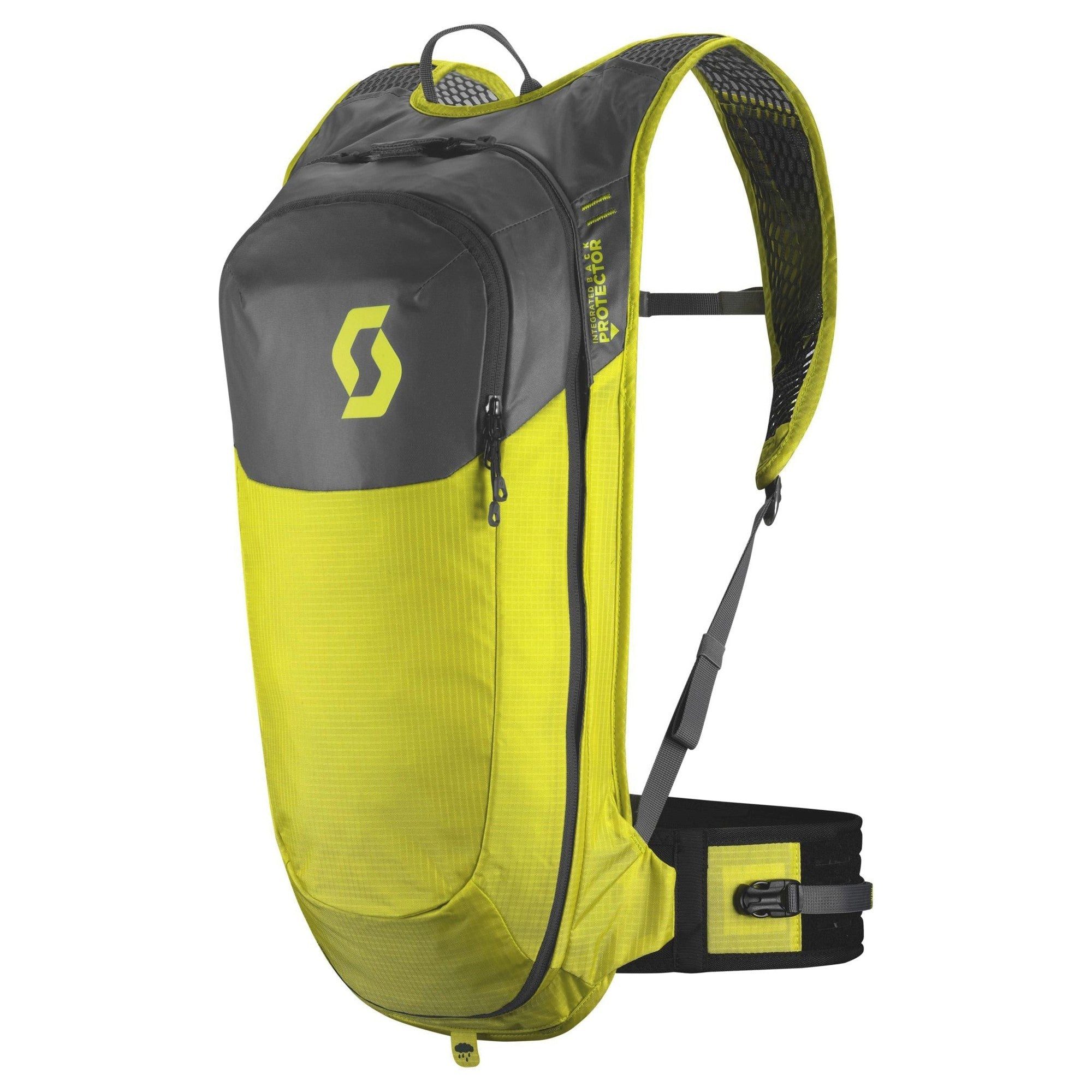 Scott Fahrradrucksack Trail Protect FR 10 - MTB Rucksack 57 cm (sulphur yellow/dark grey)