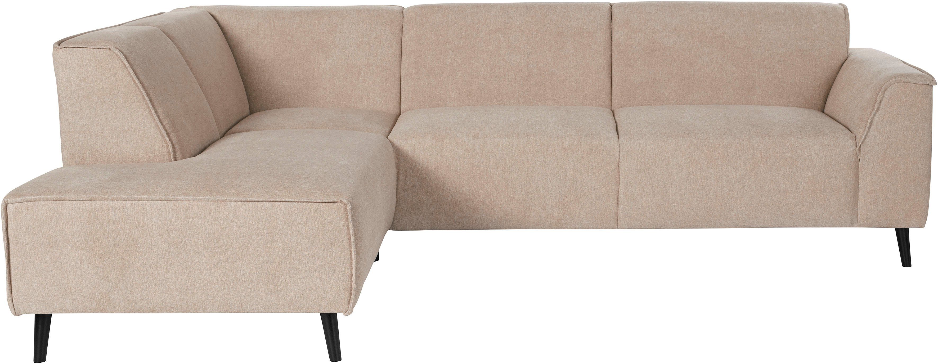 DOMO collection Ecksofa Amora, bequem und zeitlos, L-Form, mit Federkern für mehr Sitzkomfort