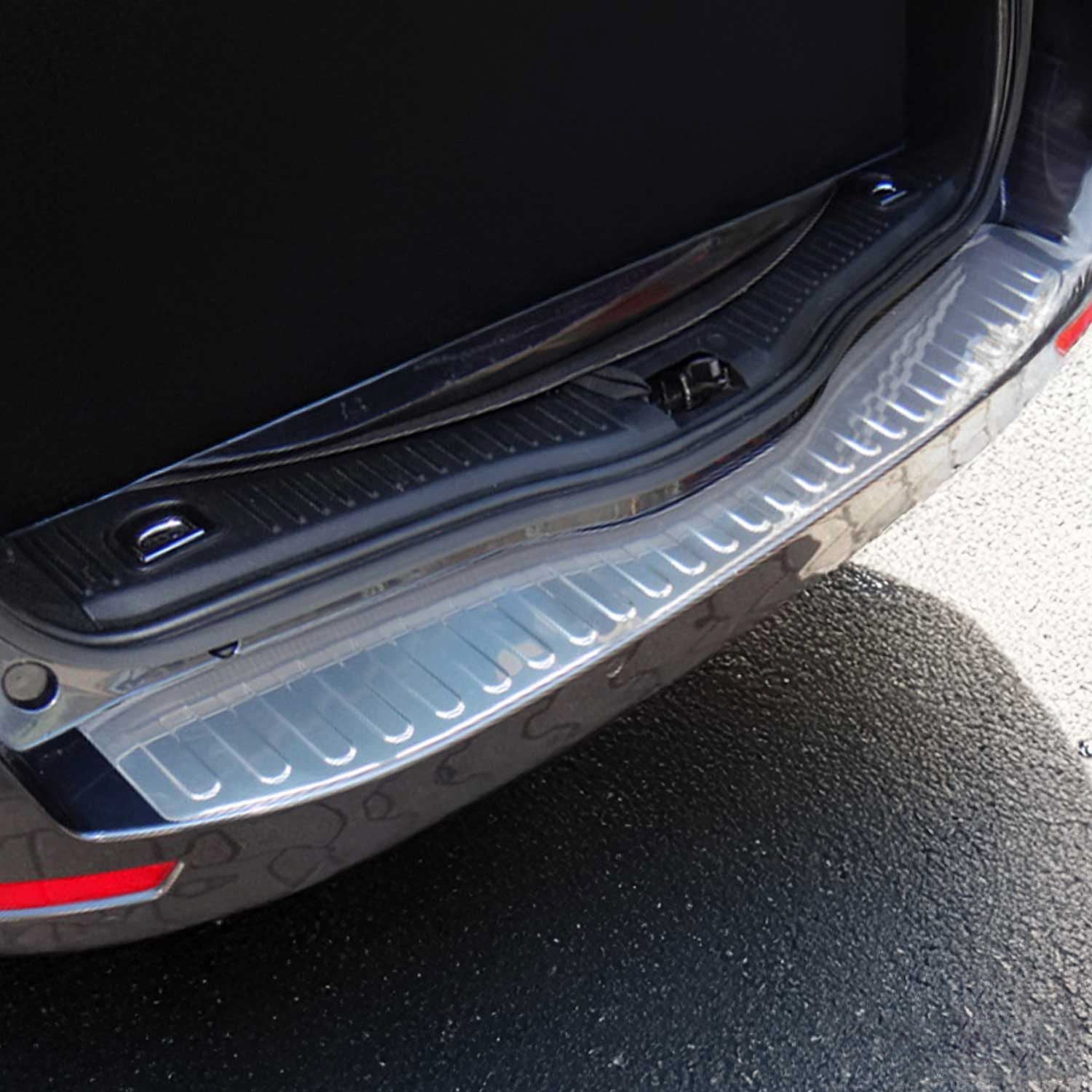 OMAC Ladekantenschutz Stoßstange für Ford Mondeo mk4 Turnier 2007-14 Chrom Edelstahl, Zubehör für Ford Mondeo mk4 Turnier 2007-2014, Langlebig,Einfache Reinigung,Einfache Installation,Rostbeständig