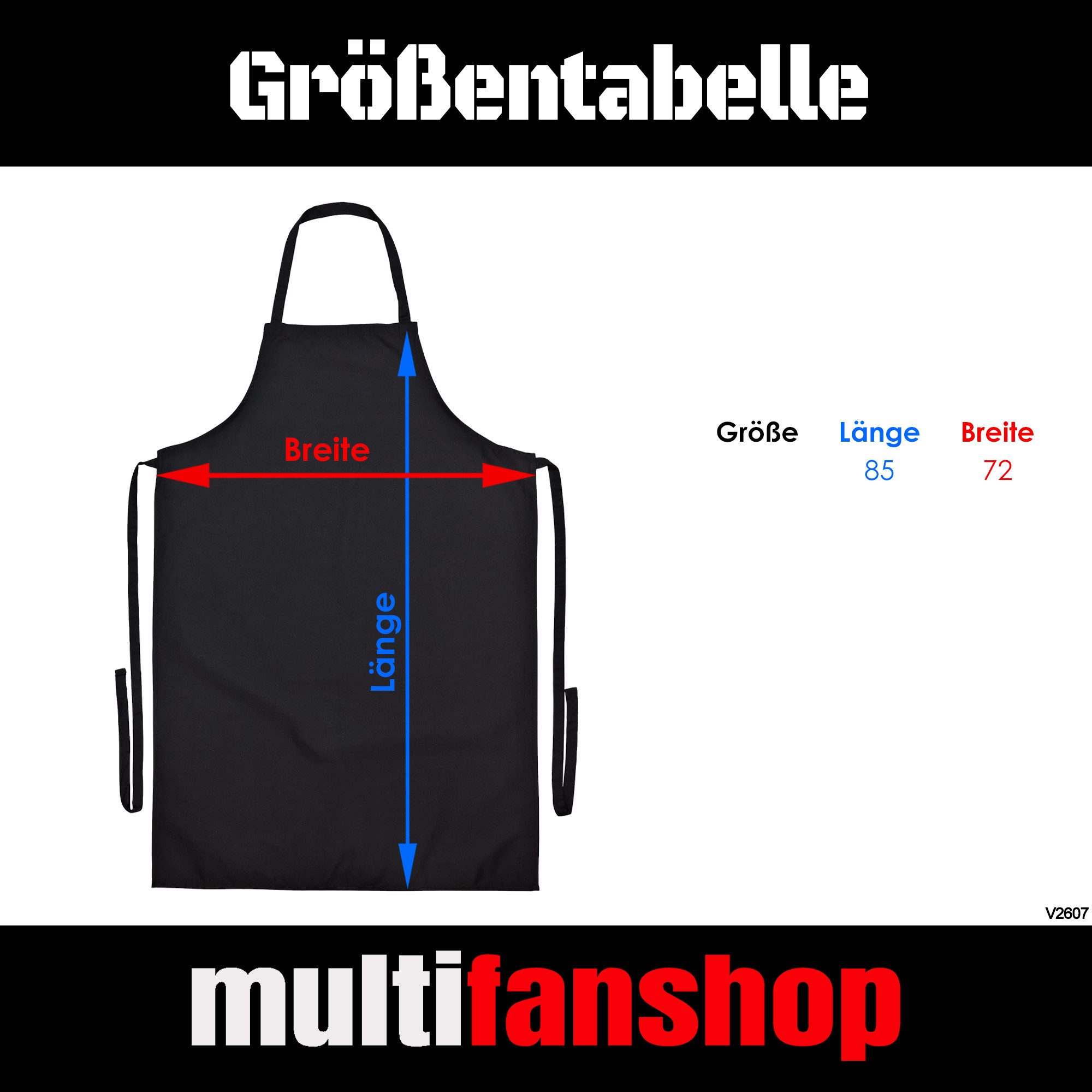 multifanshop Grillschürze Nürnberg - Meine Fankurve - Schürze