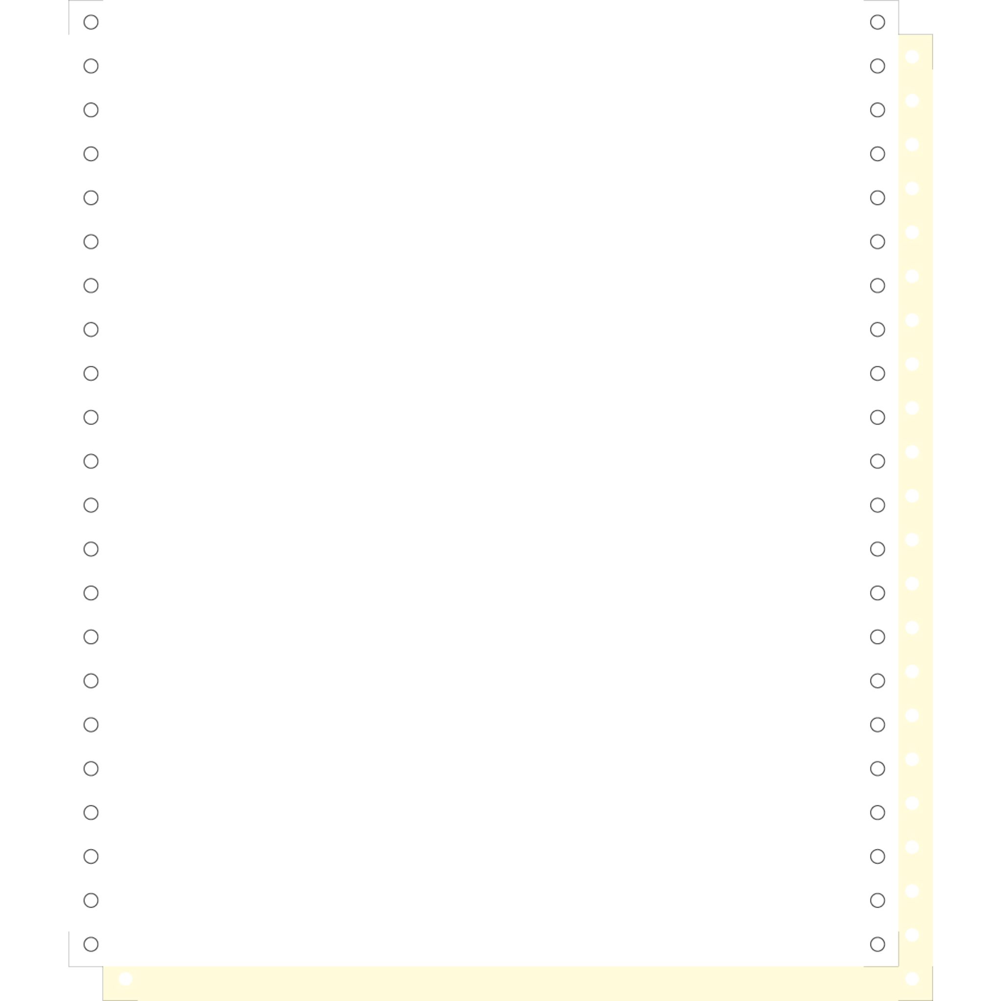 EXACOMPTA Druckerpapier LIST.240X11" 2 PLIS BCD A. C.1000 62412E, Tabellierpapier