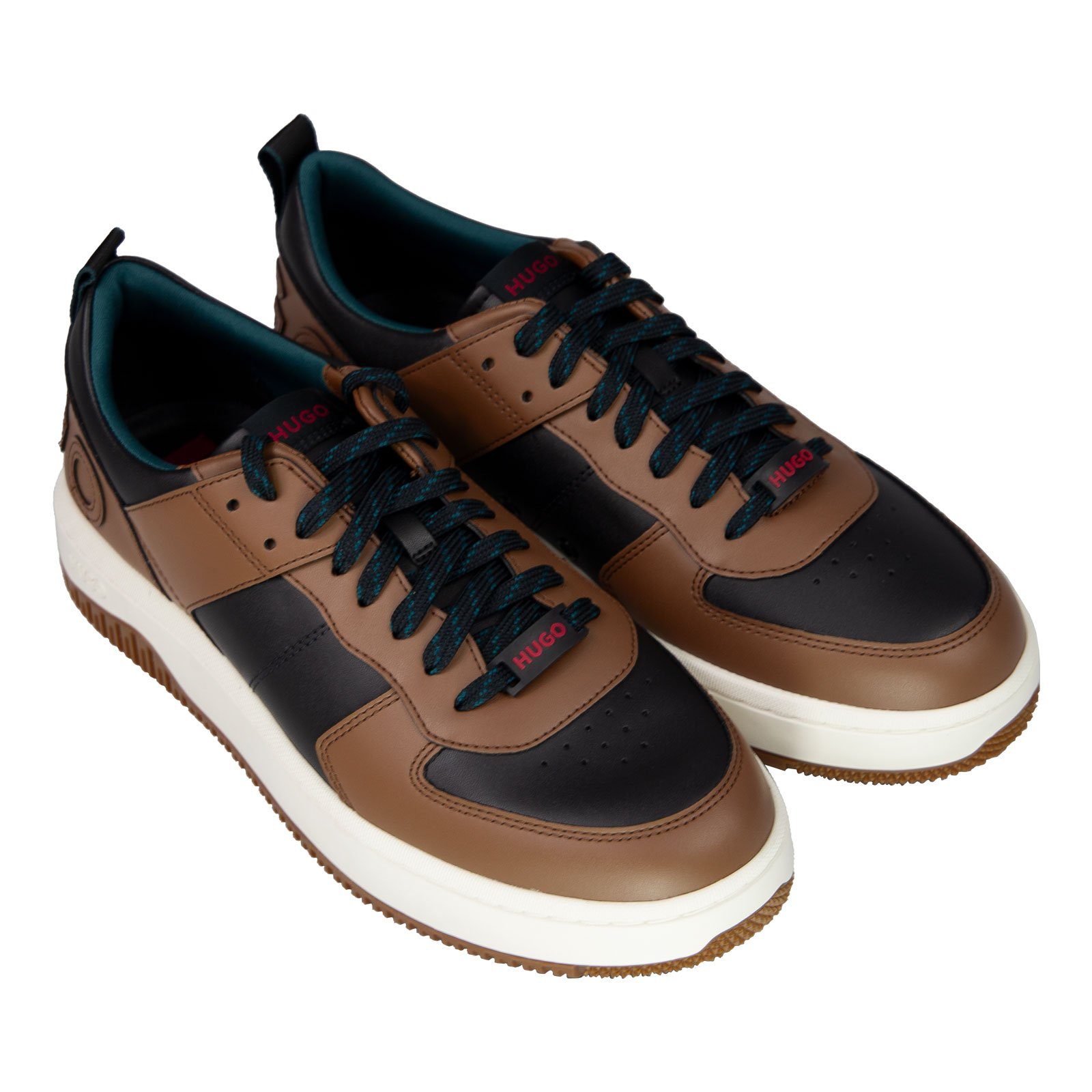 flmx brown mit Logo-Patch Kilian der Ferse open an Sneaker HUGO Tenn 240