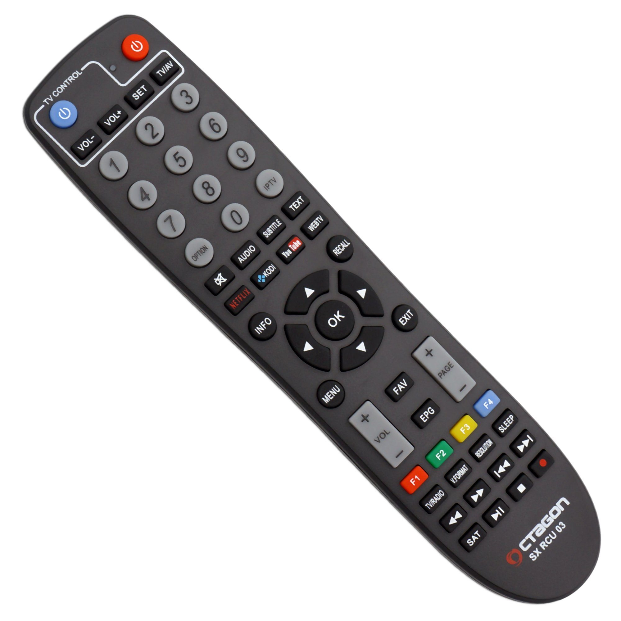 OCTAGON Original Fernbedienung SX88 / SX88+ / SX888 RCU 03 SAT-Receiver