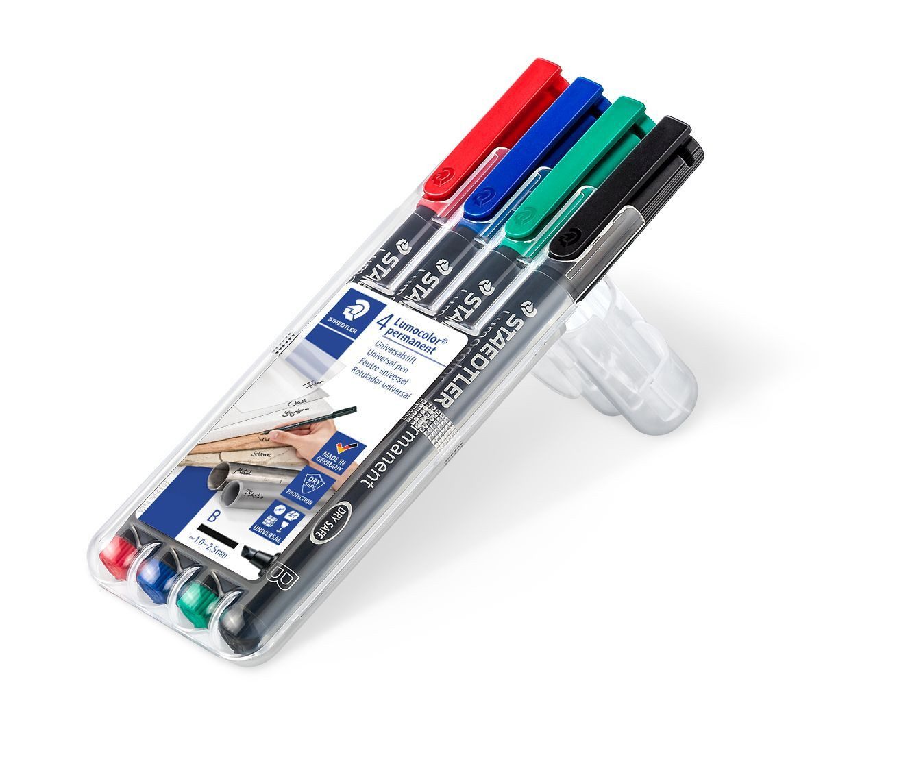 STAEDTLER Folienstift 314 WP4 Feinschreiber Universalstift Lumocolor® permanent B STAEDTLER