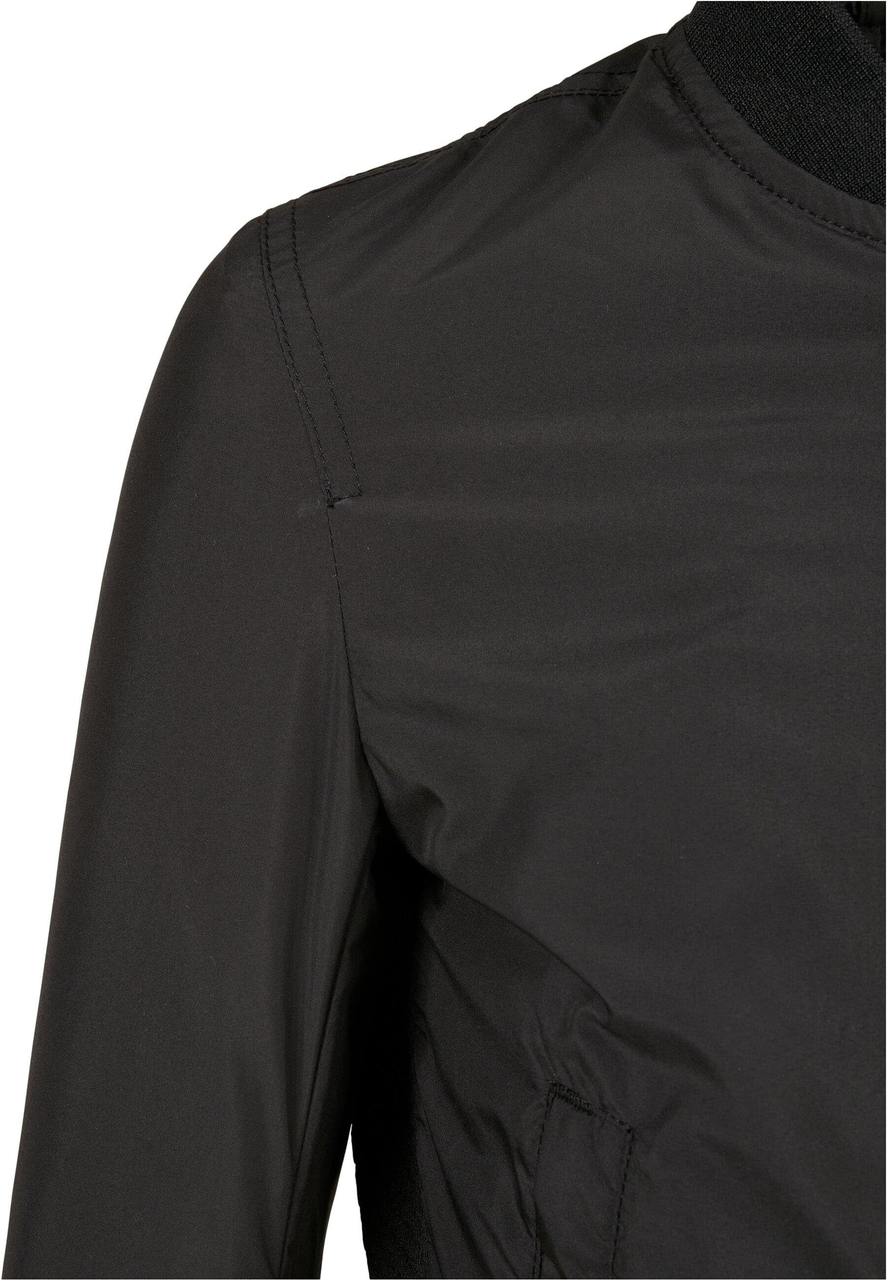 URBAN CLASSICS Light (1-St) Jacket black Sommerjacke Damen Bomber Girls