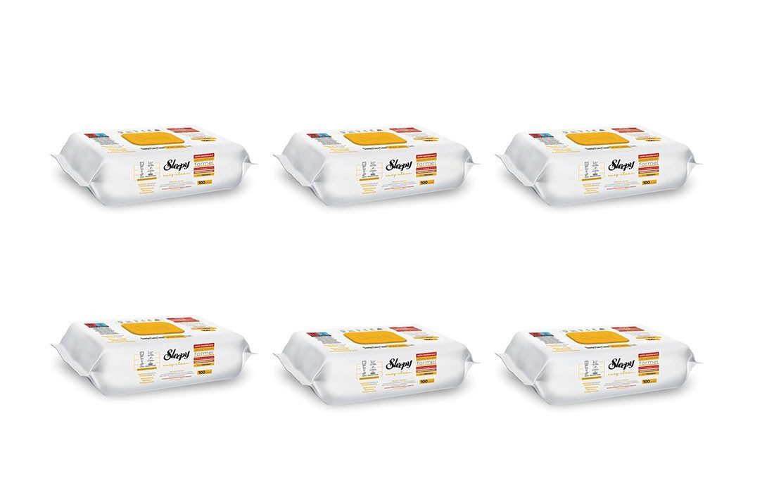 Sleepy Sleepy Easy Clean Reinigungstücher 6er-Pack 600 Tücher Vorratspack Reinigungstuch