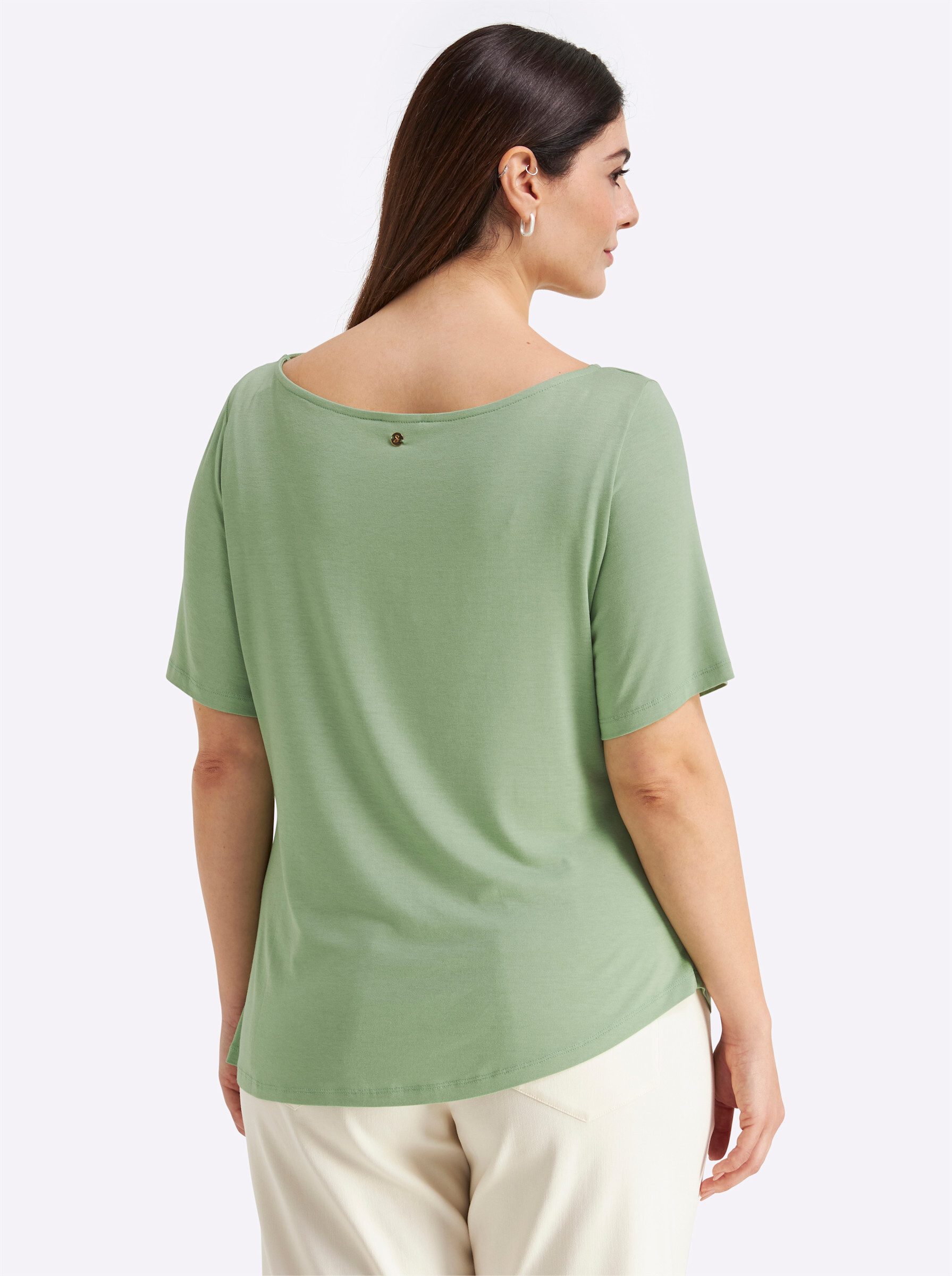Sheego T-Shirt Shirt Kurzarm