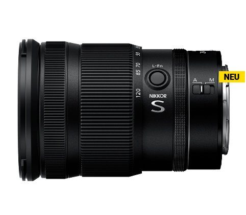 NIKKOR Z 24-120mm f/4 S für Z5, Z5II, Z 6II, Z6 III und Z f passendes Objektiv