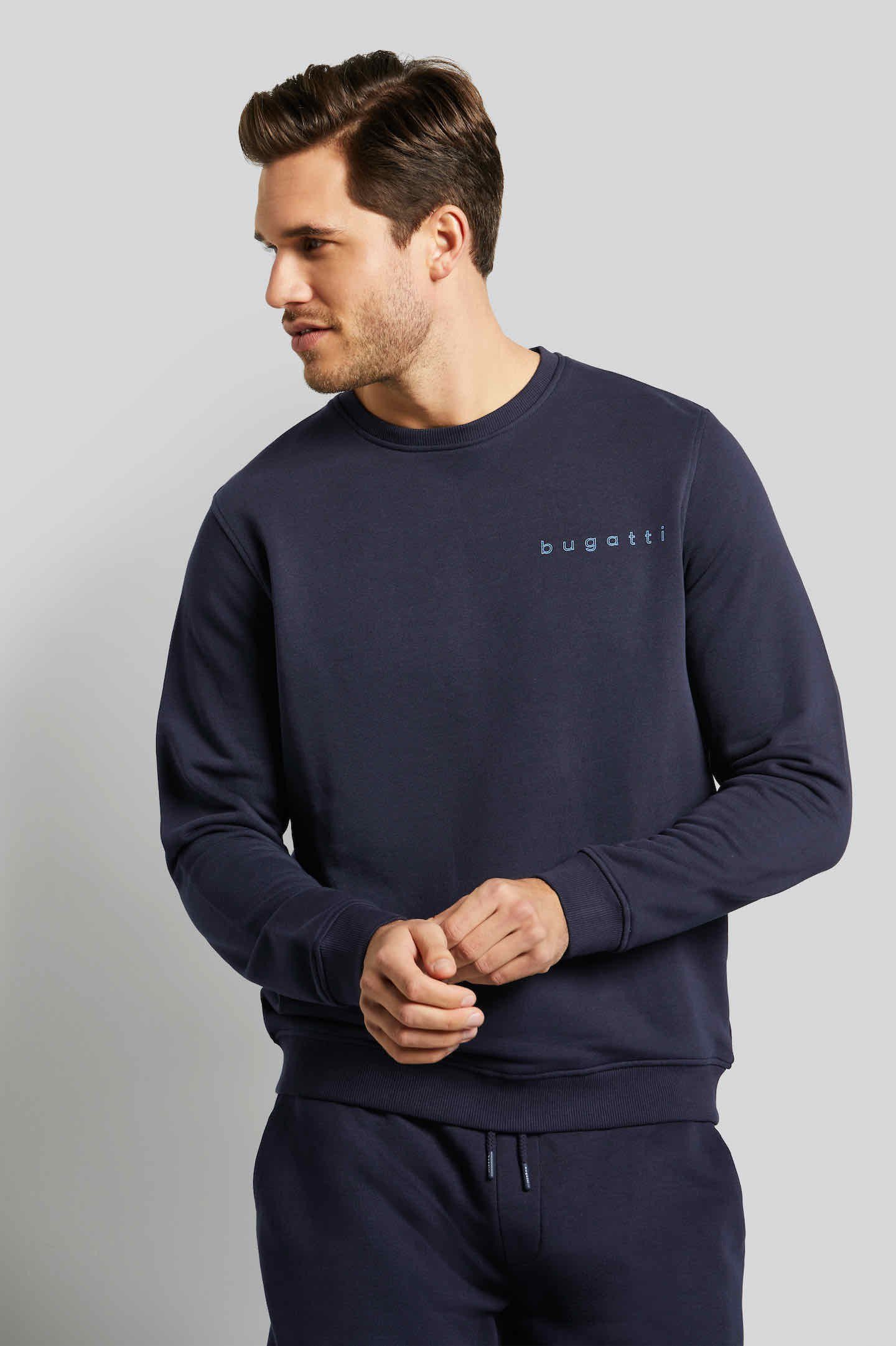 bugatti Sweatshirt mit Rundhals marine