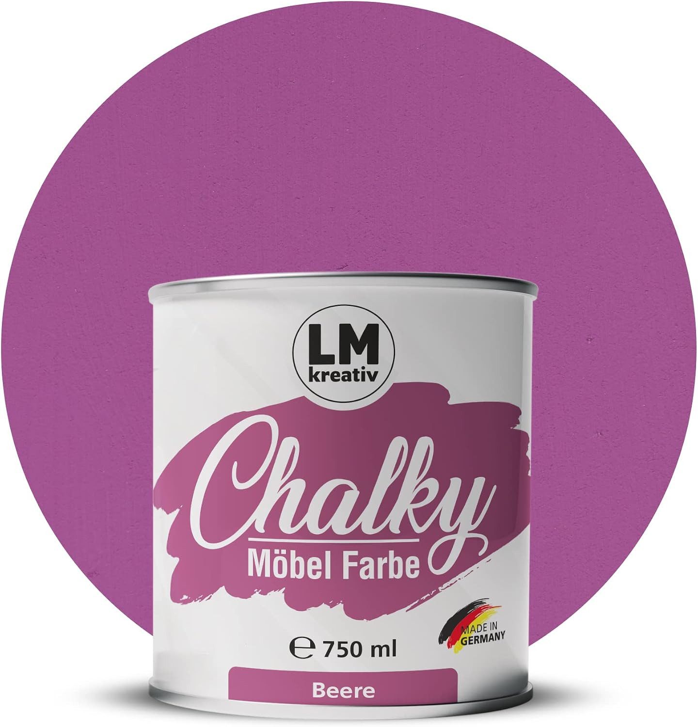 LM-Kreativ Kreidefarbe Chalky Möbelfarbe 750 ml