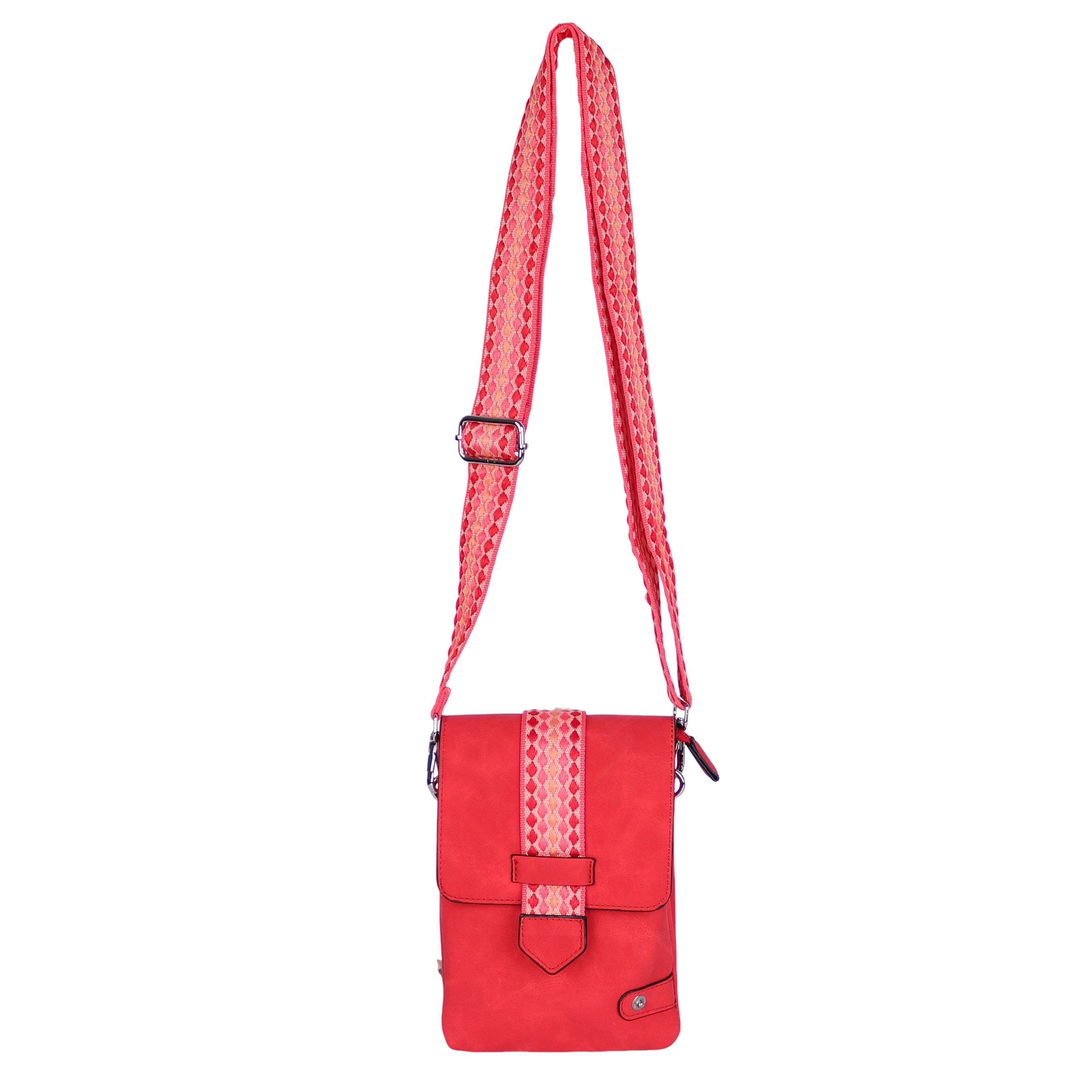 MIRROSI Umhängetasche Damen Crossbody Bag, Klein ca.14x21x3cm Handytasche, Kleine Tasche, Schultertasche für jeden Anlass