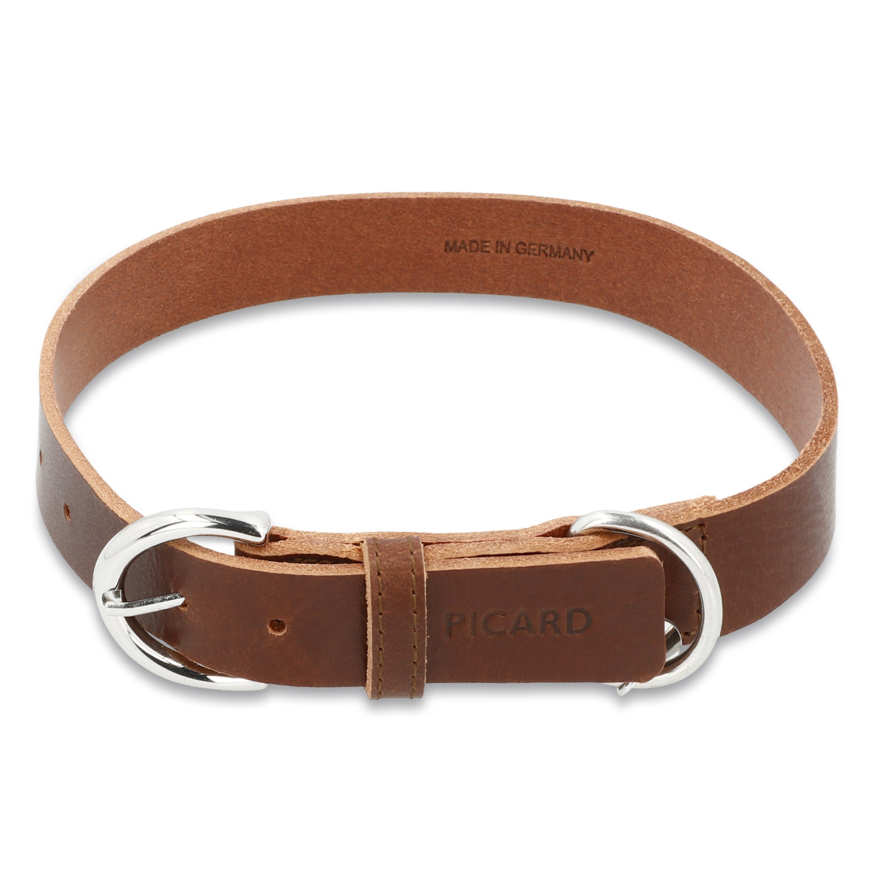 Picard Hunde-Halsband PICARD Hundehalsband Dog Collar Strolch Größe M, Echtleder