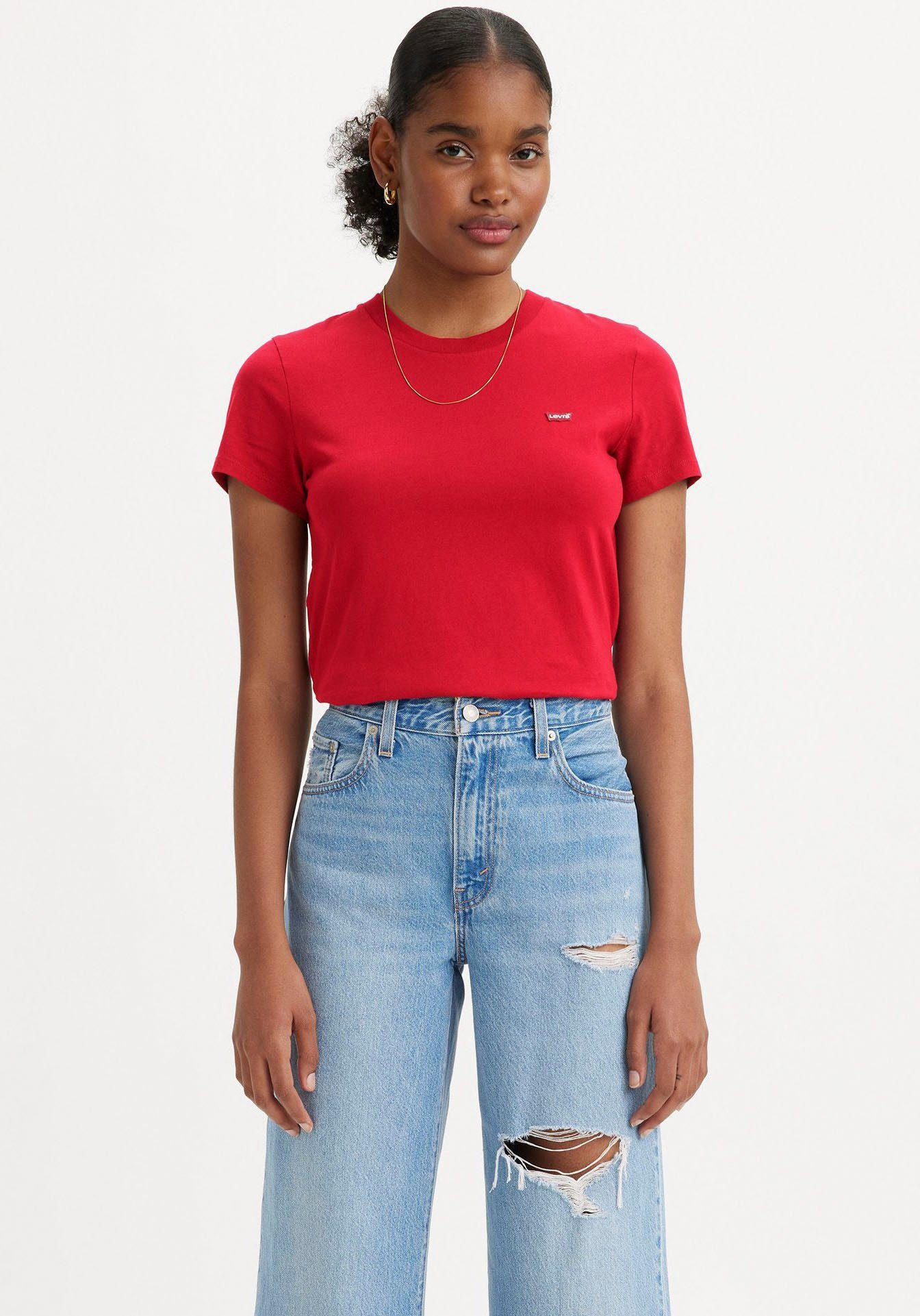 Levi's® T-Shirt TEE Minilogo mit kleiner Logostickerei