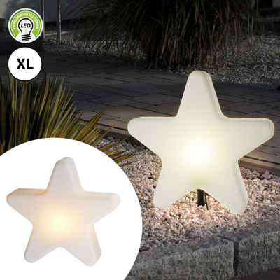 CEPEWA LED Dekolicht Sternlampe XL Outdoor Indoor mit Steckfuß 50cm Stern Leuchte