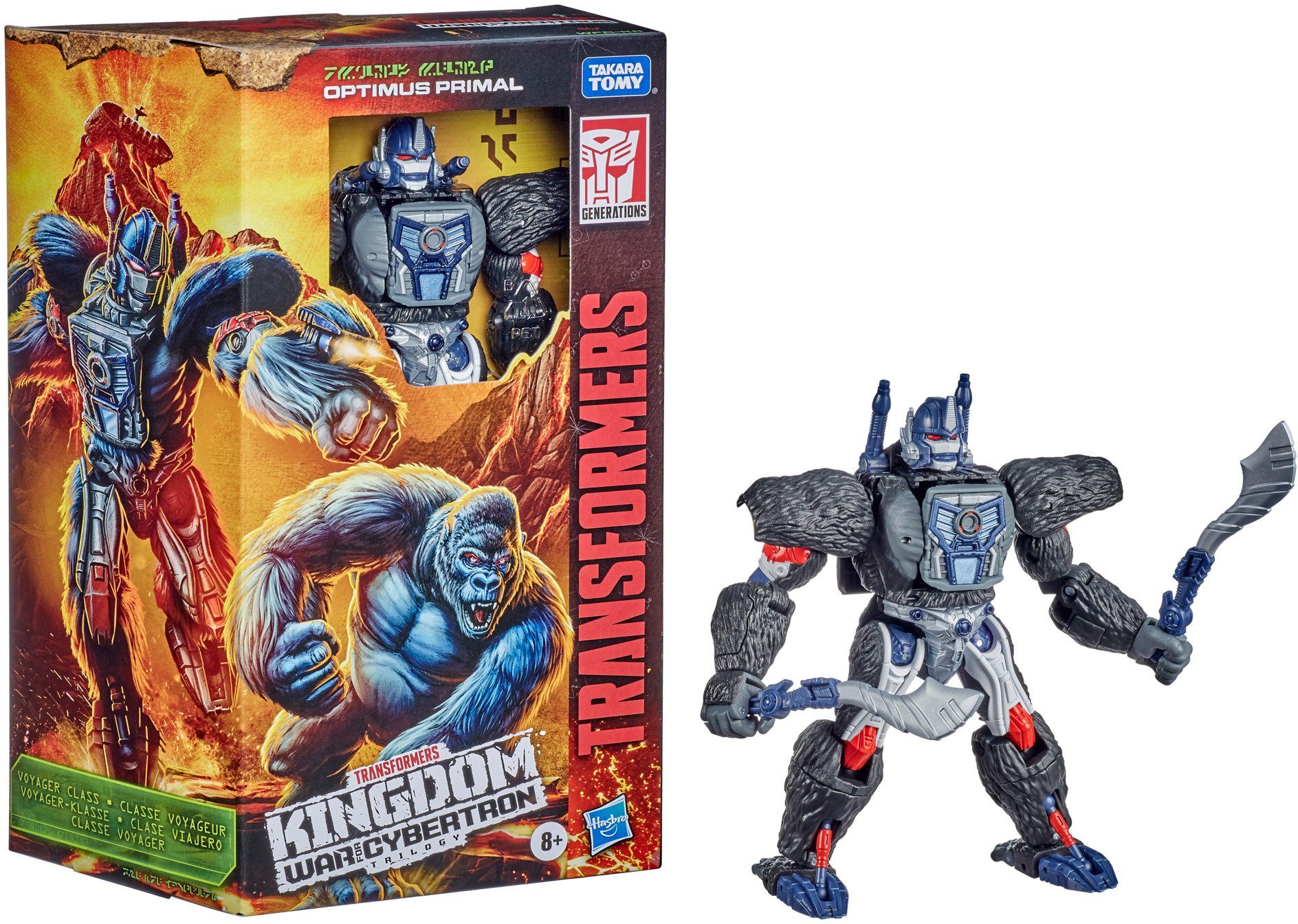 Image of Hasbro Actionfigur »Transformers Generations War for Cybertron: Kingdom Voyager WFC-K8 Optimus Primal«