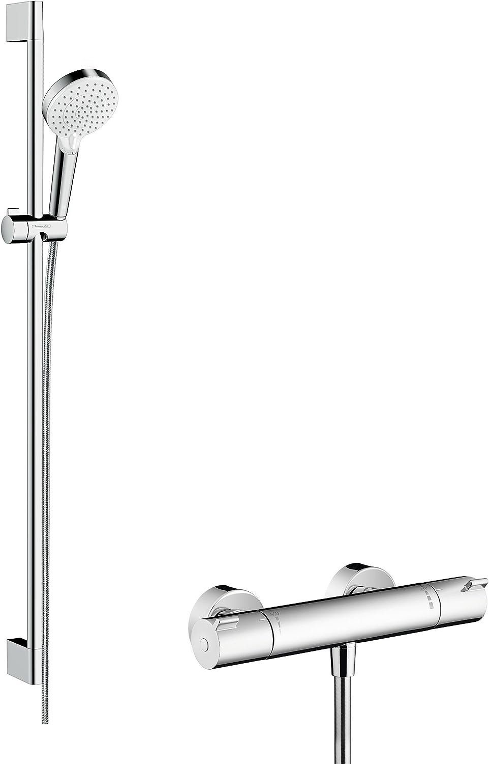hansgrohe Duscharmatur Hansgrohe Brause-Thermostat Ecostat Handbrause günstig online kaufen