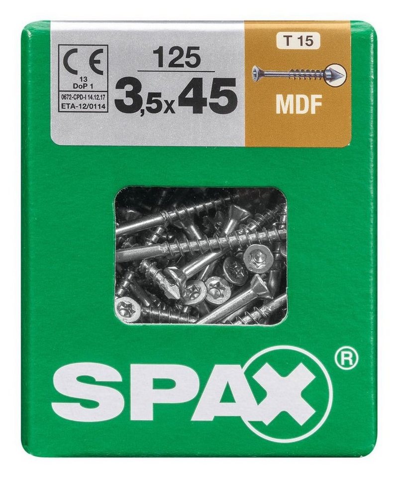 Thumbnail - SPAX Holzbauschraube Spax Faserplattenschrauben 3.5 x 45 mm TX 15 - 125