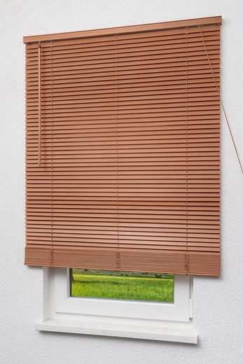 Jalousie »Holz 25mm Walnuss«, LYSEL®, HxB 130x60cm | OTTO