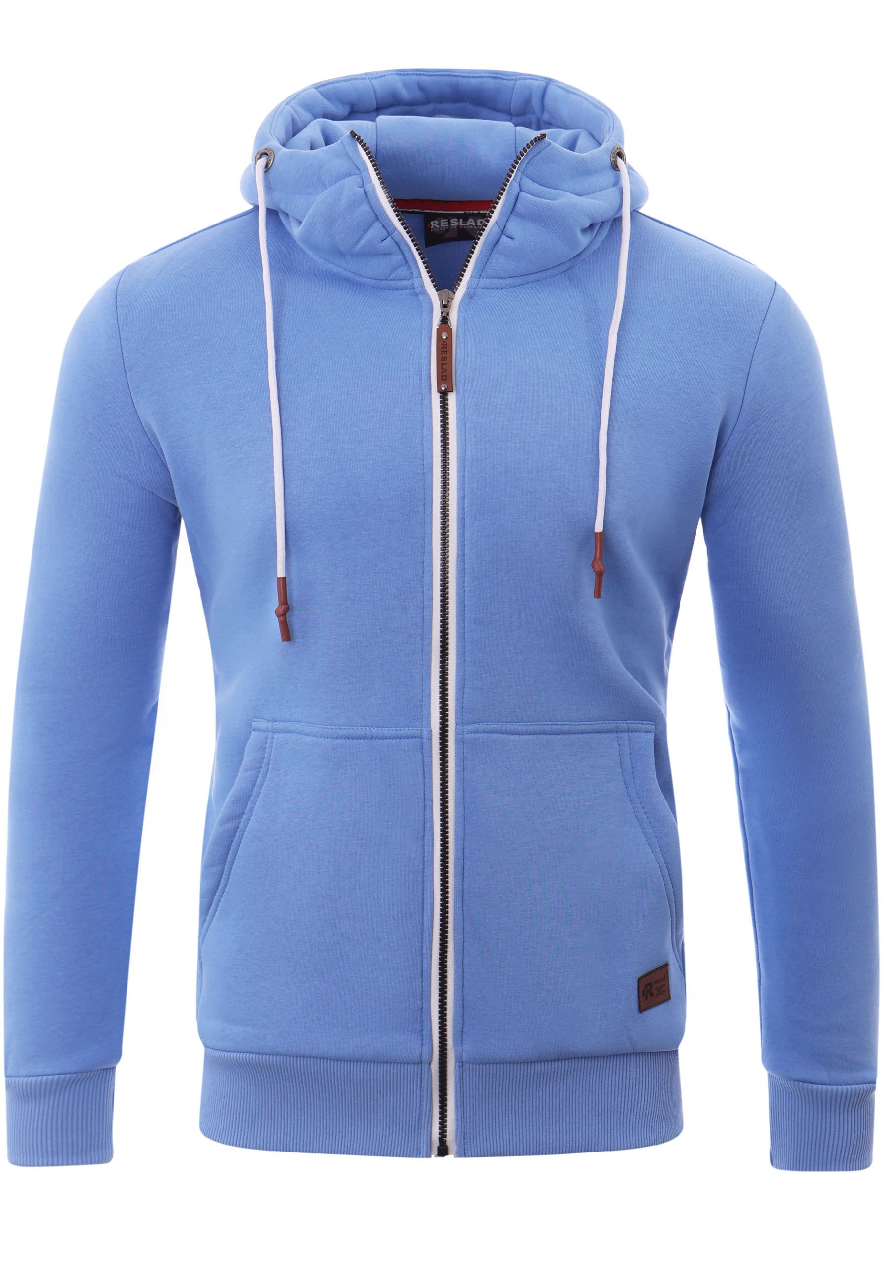 Reslad Sweatjacke Reslad Sweatjacke Zipper RS-1006 (1-tlg) Winter-Pullover Kapuzenpullover Sweater Hoodie Pulli Sweatshirt