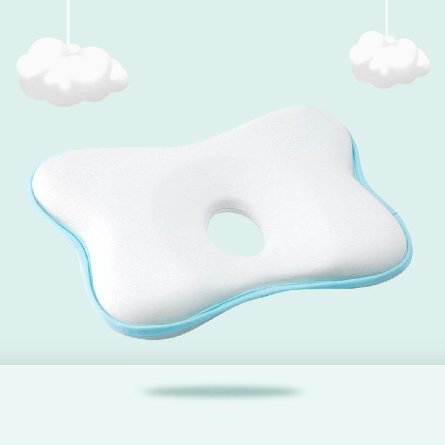 BYSURE Babykissen, Babykissen Kopfkissen Neugeborene Memory günstig online kaufen