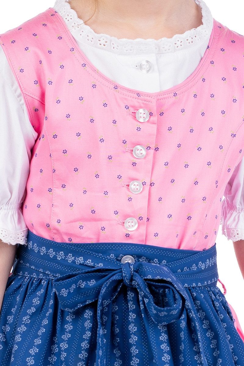 Isar-Trachten Dirndl Kinderdirndl 2tlg. - AMALIA - rosa