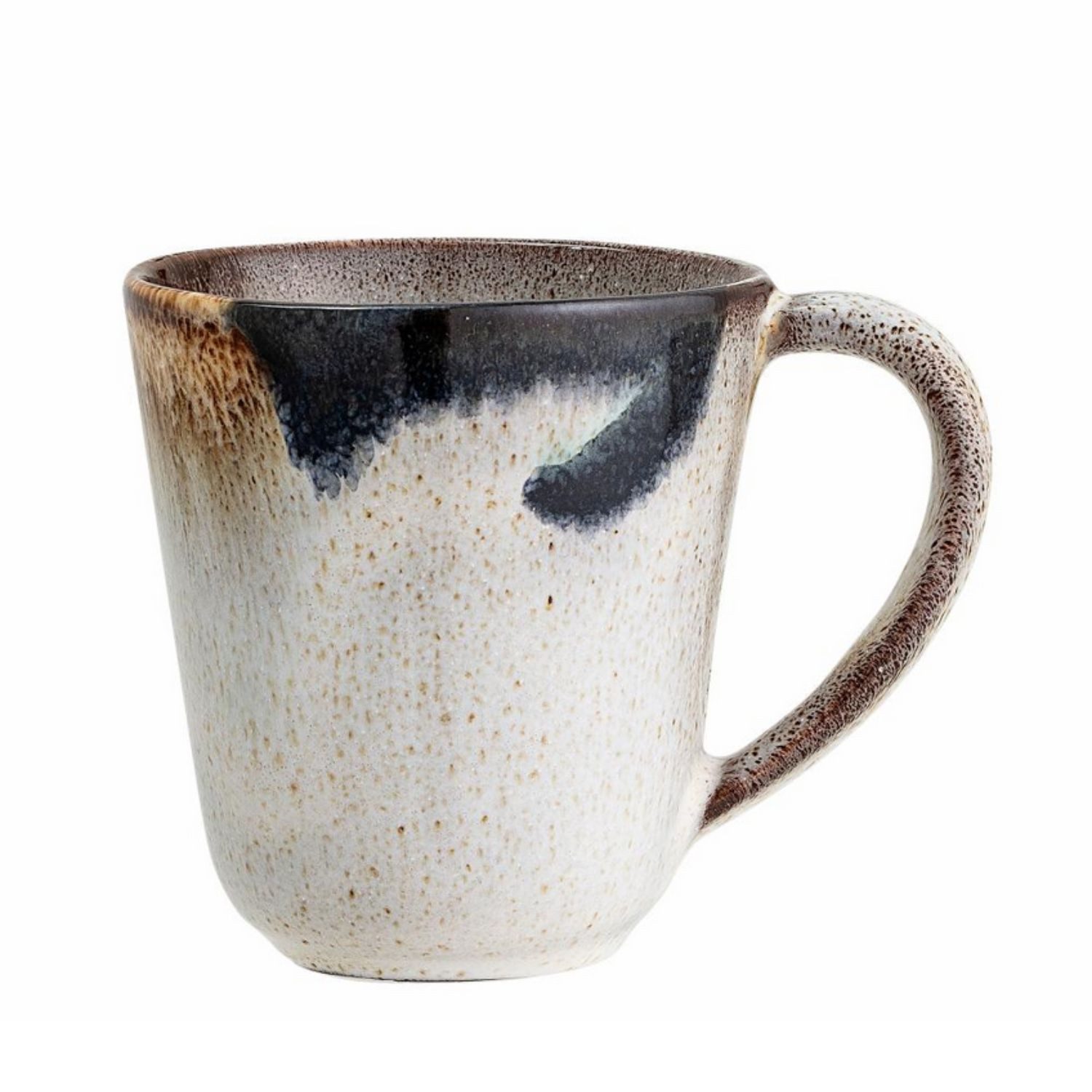 Bloomingville Tasse Jules, Steingut, Farbe: Grau, Höhe: 11cm