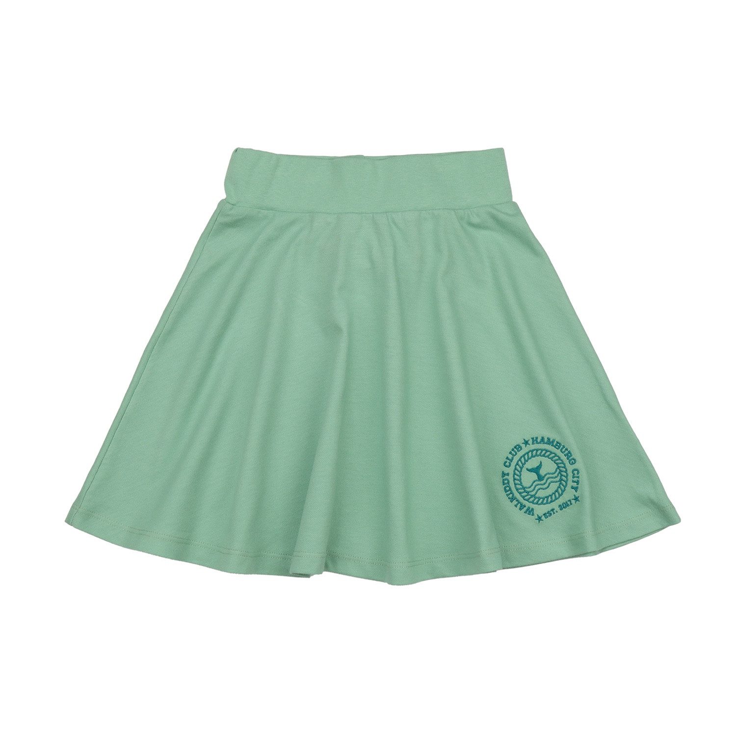 Jerseyrock Kinder Rock aus Bio-Baumwolle im Polo-Design