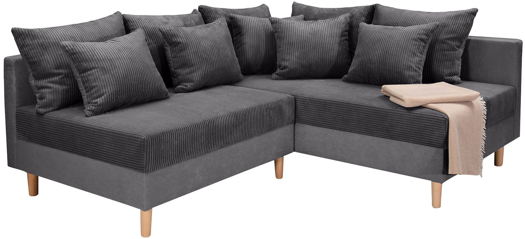 COLLECTION AB Ecksofa L-Form, Ecksofa,Ottomane rechte günstig online kaufen