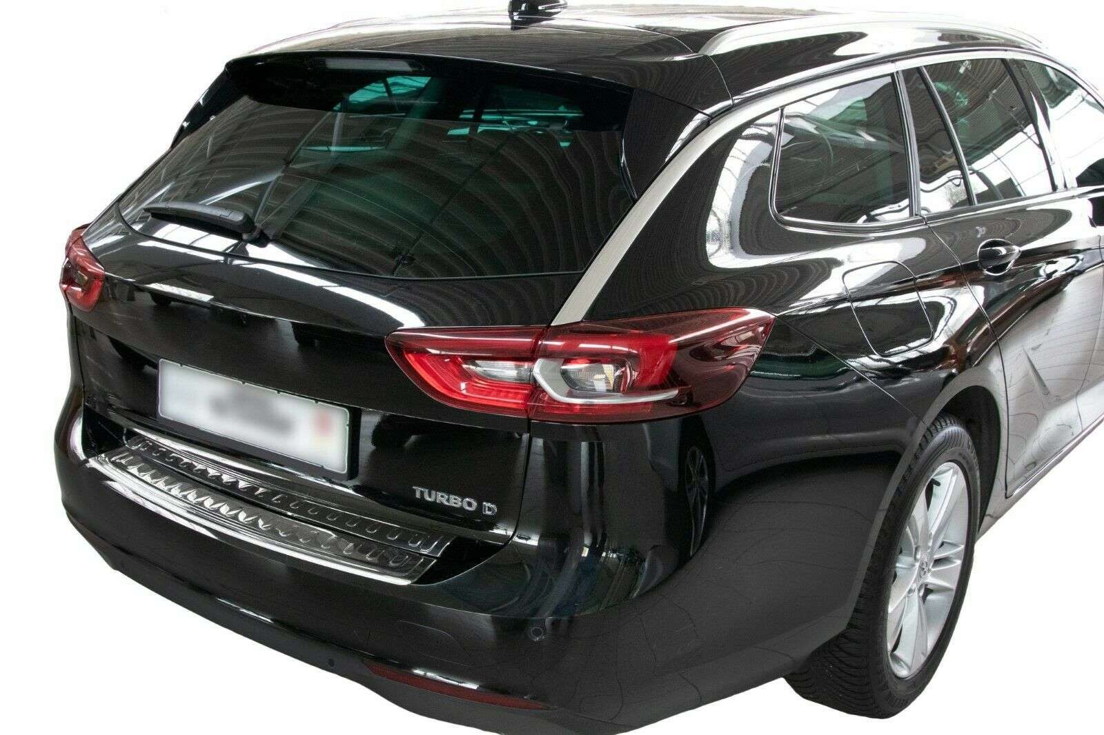 RECAMBO Ladekantenschutz für OPEL INSIGNIA B SPORTS TOURER ab BJ 2017> Stoßstangenschutz, V2A rostfrei, Exklusive Optik, praktischer Schutz & perfekte Passform