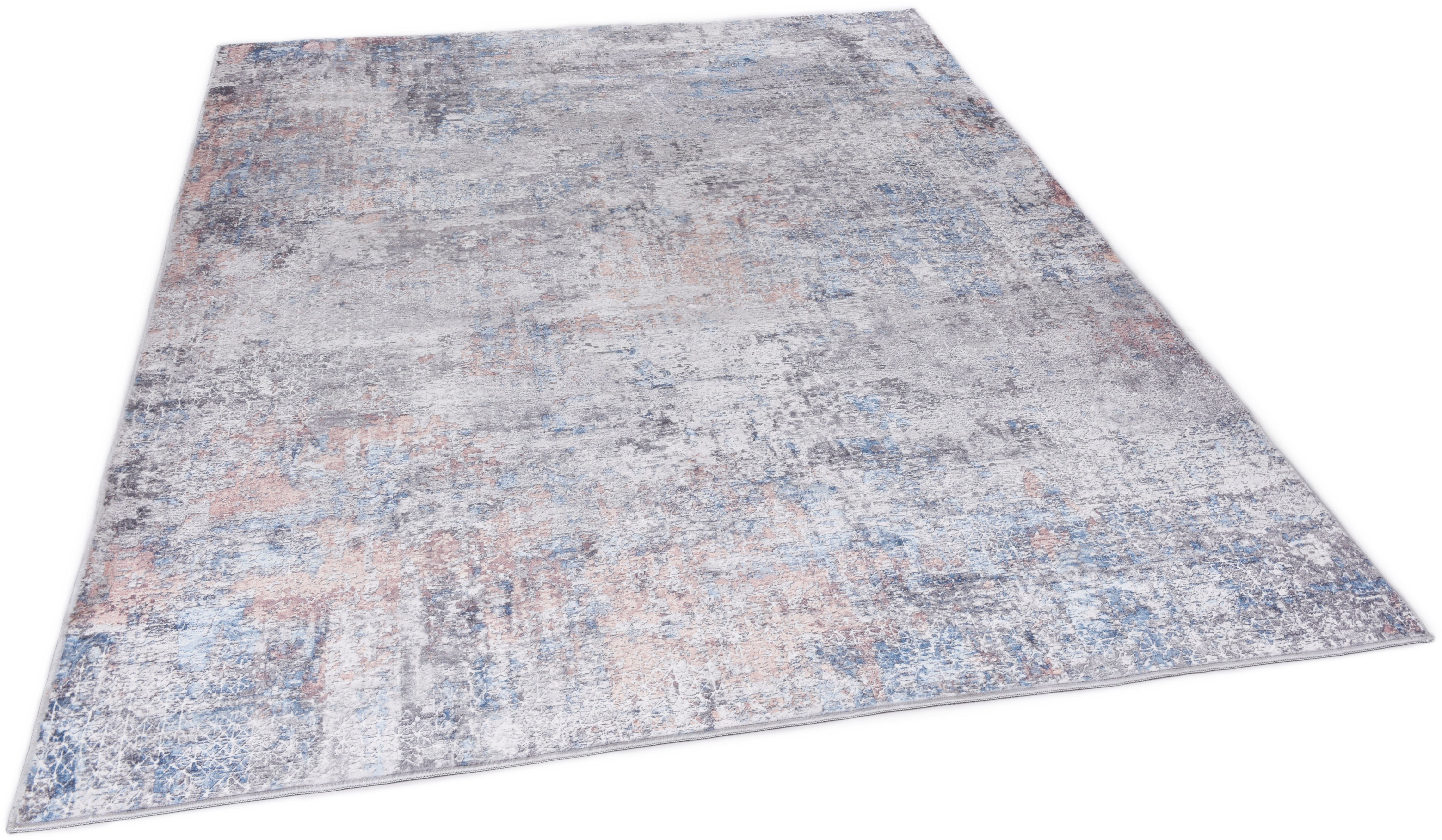 Gino Falcone Teppich Rachele GF-090, rechteckig, Höhe: 6 mm, Kurzflor, modernes Design, ideal im Wohnzimmer & Schlafzimmer