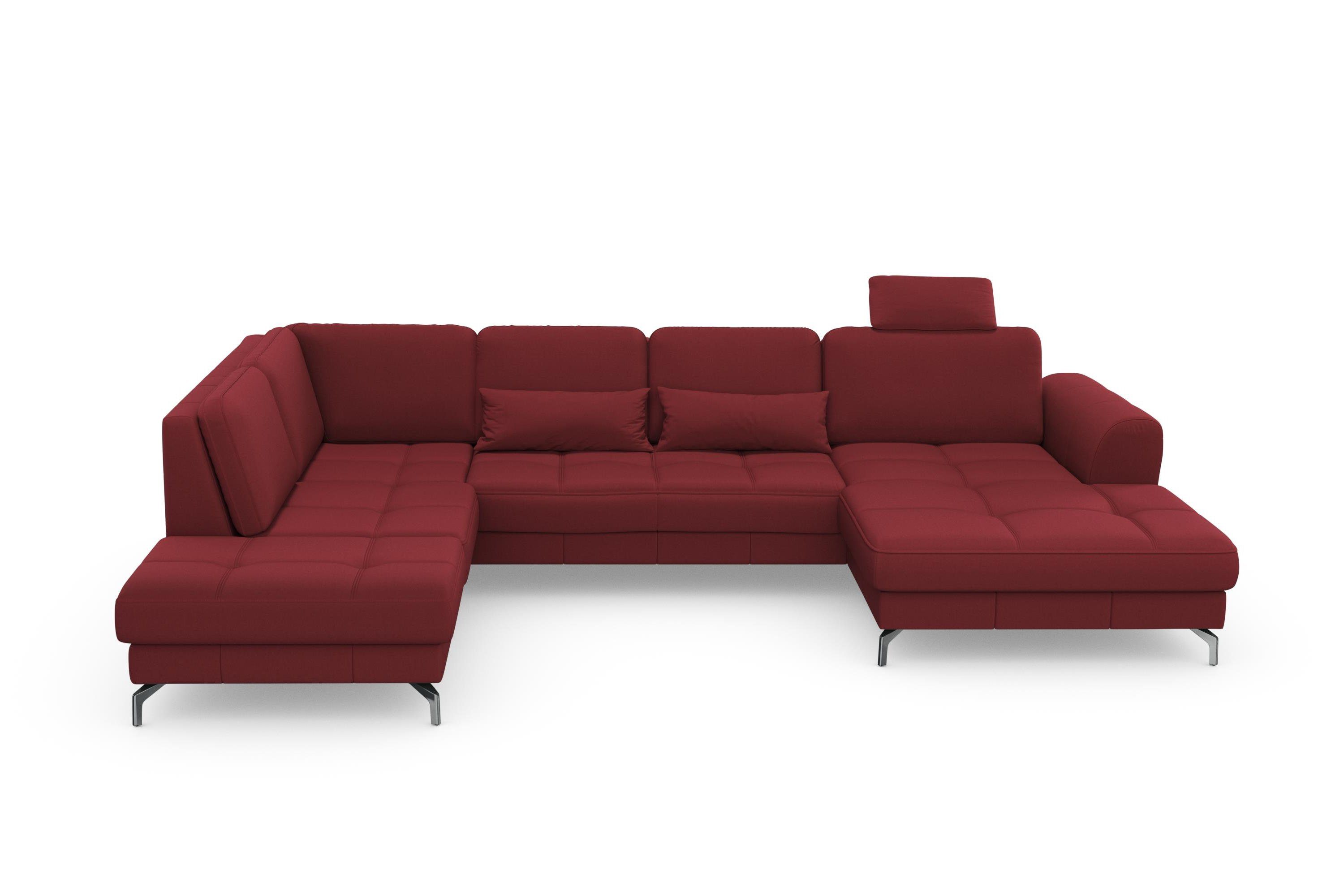 sit&more Wohnlandschaft Bendigo U-Form, inklusive Sitztiefenverstellung, günstig online kaufen