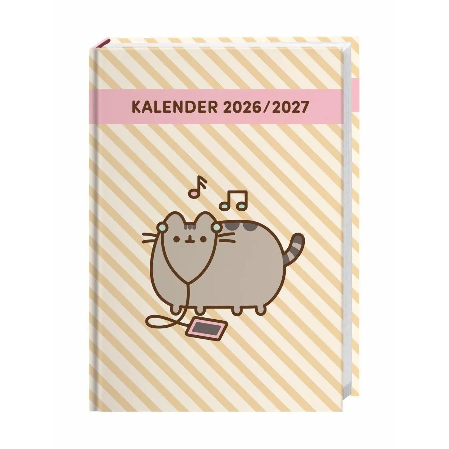 HEYE Monatskalender Pusheen 17-Monats-Kalenderbuch A5 2027 - 17 Monate. Von August 2026...