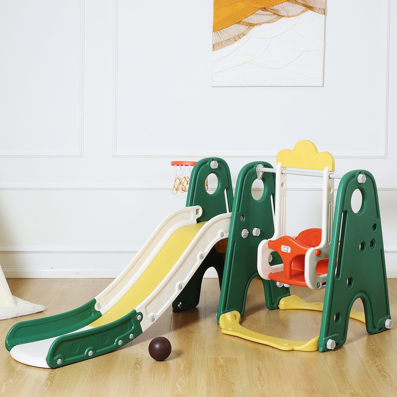 Baby Vivo Schaukelkombination Kinderrutsche Rutsche Schaukel günstig online kaufen
