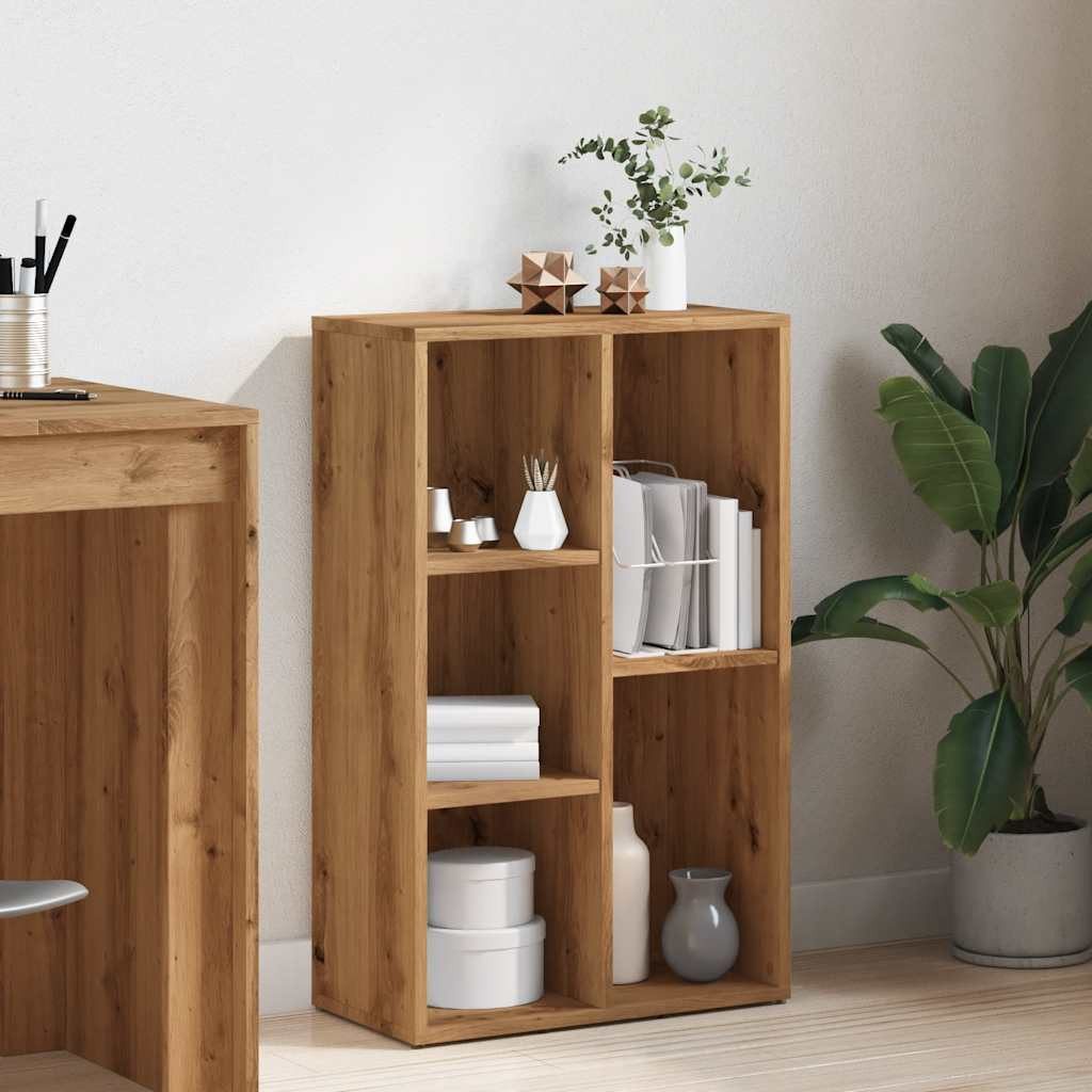vidaXL Bücherregal Bücherregal Artisan-Eiche 50x25x80 cm günstig online kaufen