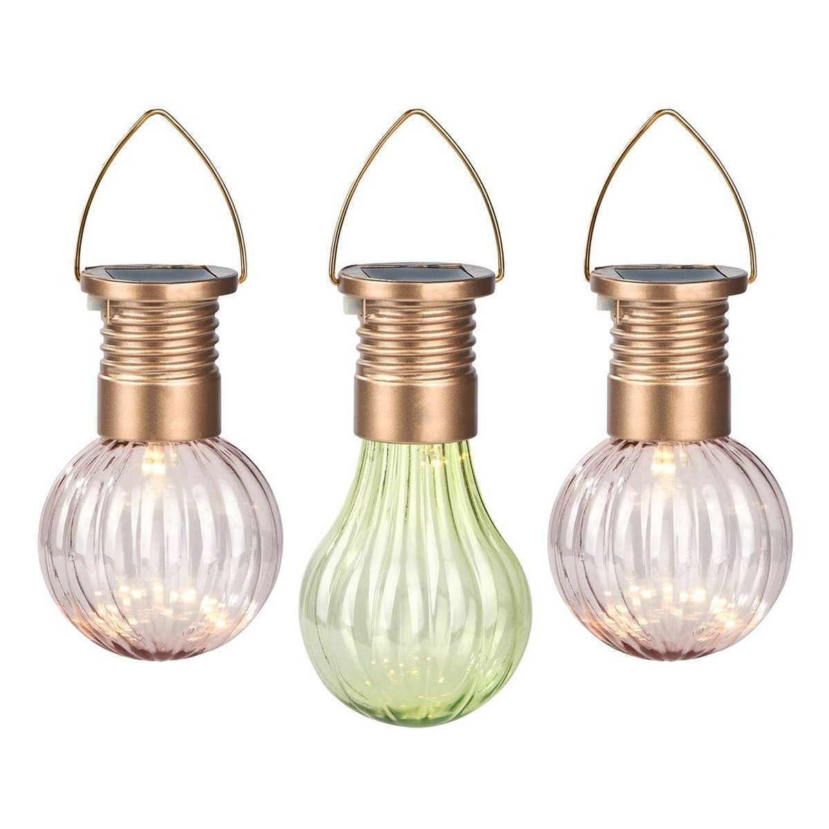 Moses. Verlag LED-Lichterkette Solar-Lichter-Set mit LED, Henkel & automatischer Dämmerungsfunktion