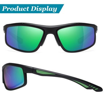 Brücke Sonnenbrille Polarisierte Sommer-Outdoor-Mode-Sonnenbrille für Damen und Herren für Radfahren Golf Fahren Angeln Klettern Reisen, mit Seil Brillen