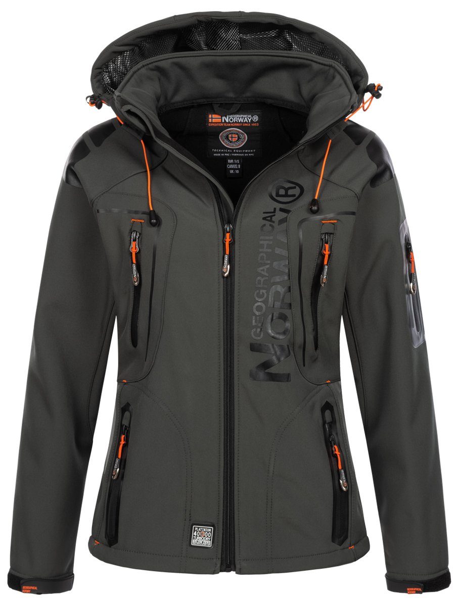 Geographical Norway Softshelljacke Damen Softshell Jacke Herbst Winter Wind günstig online kaufen