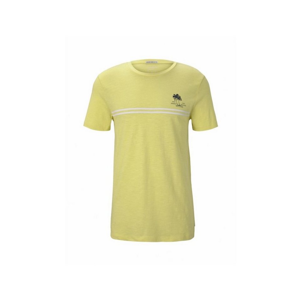 TOM TAILOR T-Shirt uni regular fit (1-tlg), Modisch und modern