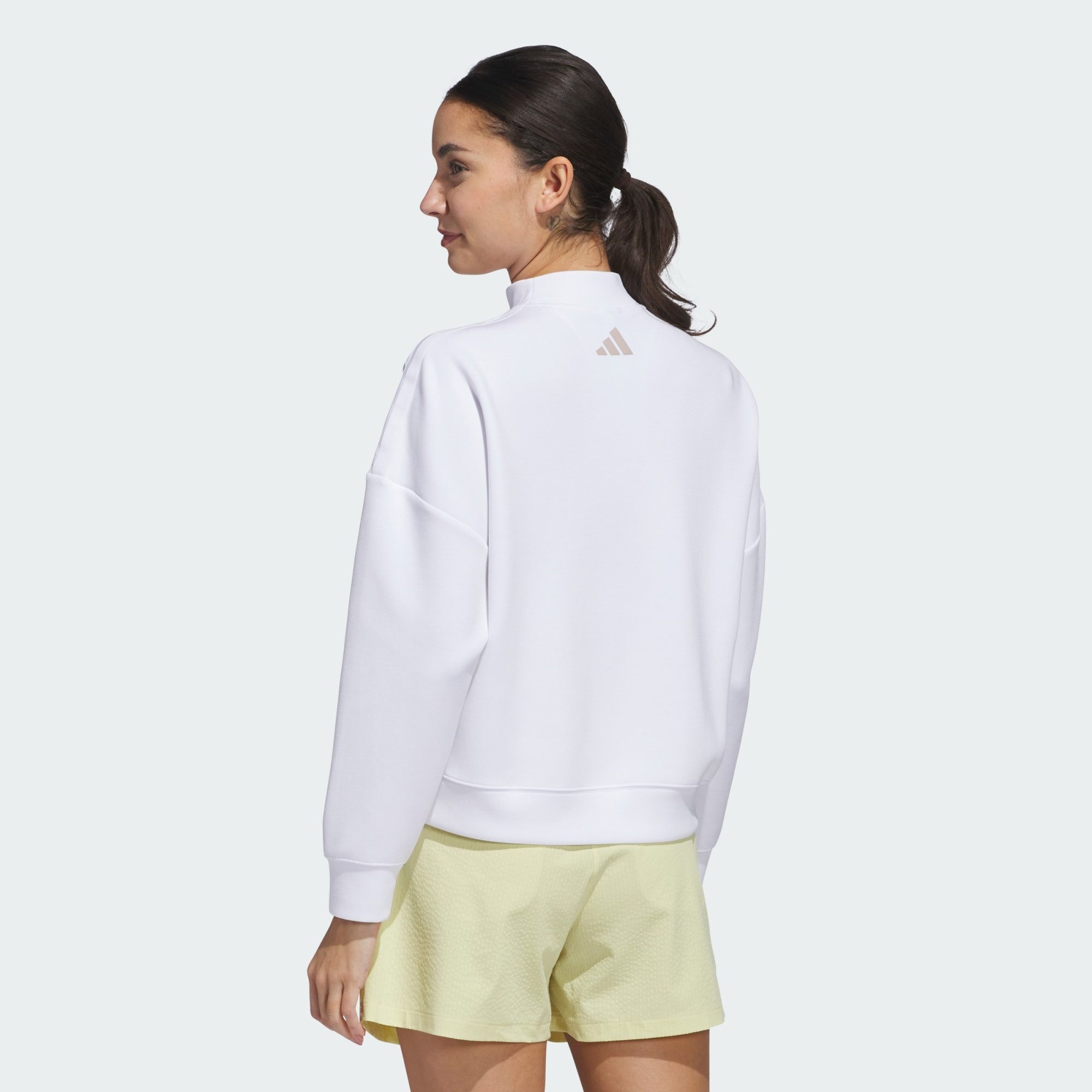 adidas Performance Sweatshirt BEYOND THE COURSE MOCK SWEATSHIRT (1-tlg)