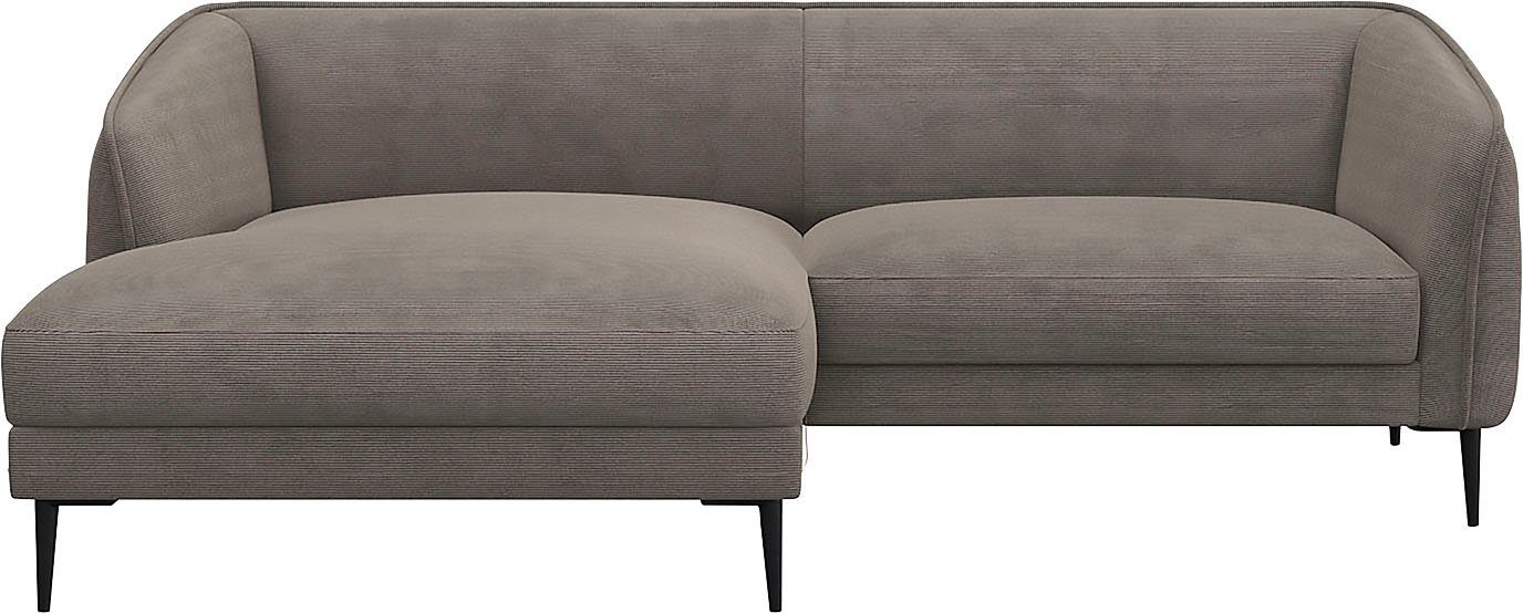 FLEXLUX Ecksofa Belle Designsofa, bequem durch Kaltschaum im Sitz, OTTOs Choice, Skandinavisches Design, In hochwertiger Verarbeitung, B/T 218/149 cm
