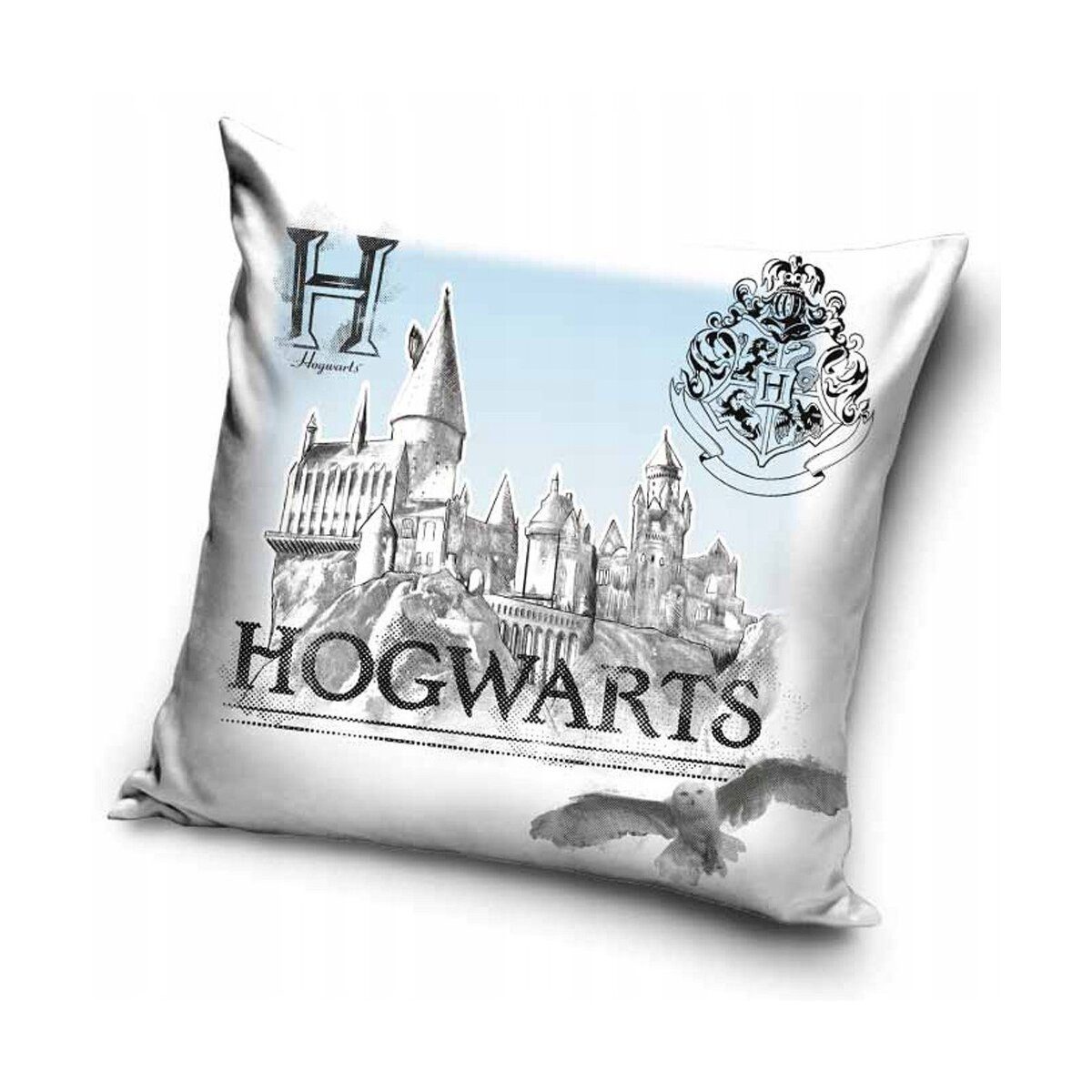 Harry Potter Kissenbezug Harry Potter Kissenbezug 40x40cm – Hogwarts Weiß V günstig online kaufen