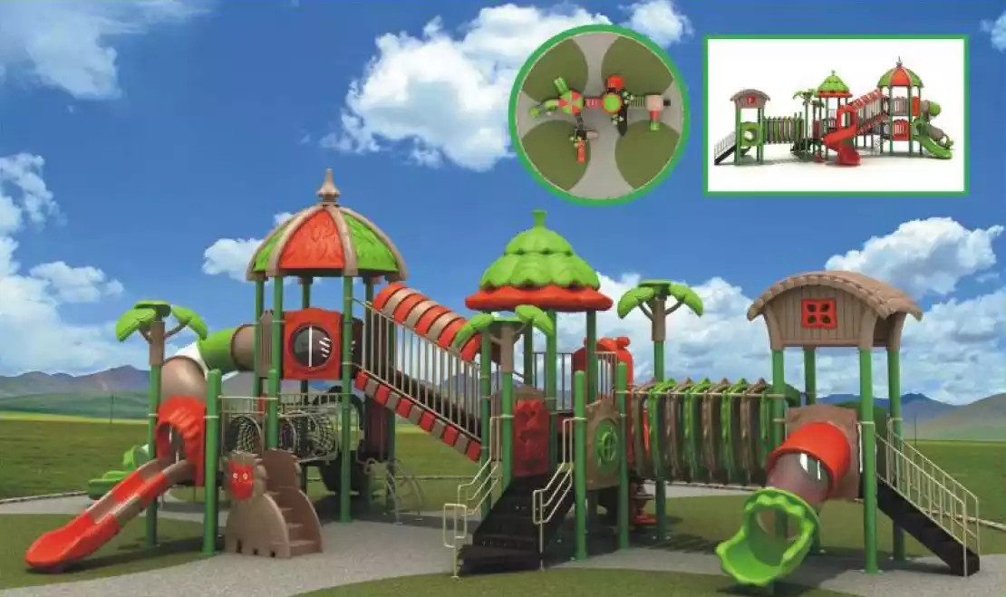 JVmoebel Spielturm Spielplatz Turm Rutsche Kletterturm Kinder, Made in Europa