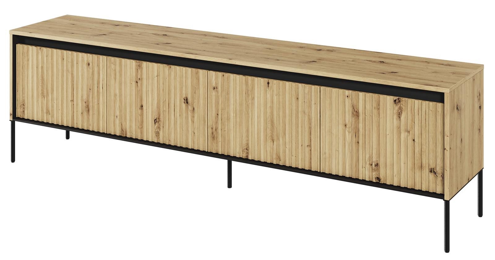 Compleo TV-Schrank FLORE, TV-Tisch, 4 Türen, günstig online kaufen