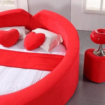 JVmoebel Bett Designer Bett in Herzform Flitterwochen Bett Luxus Bett Neu